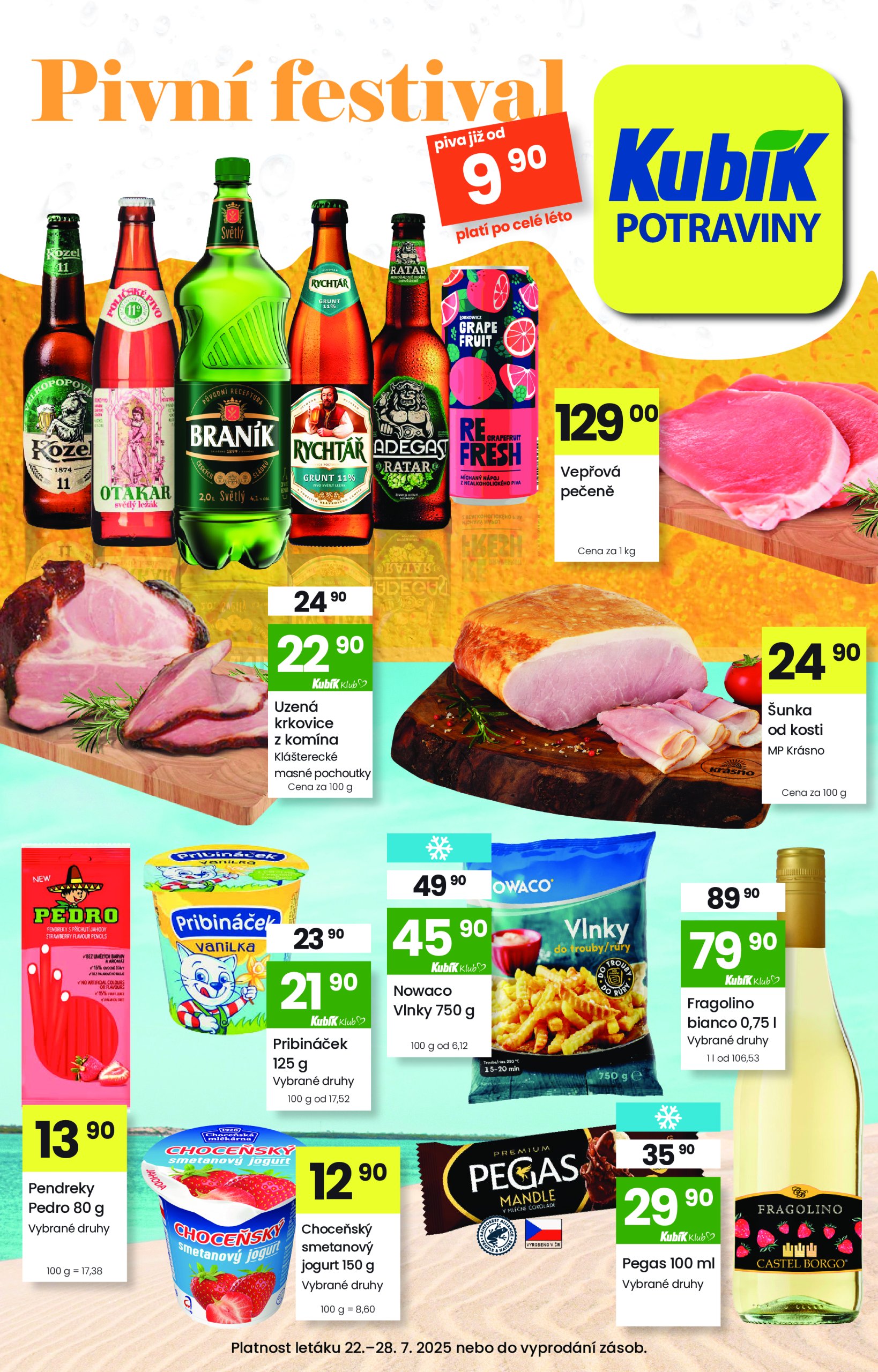 kubik - Leták Kubík od 22.07. do 28.07.