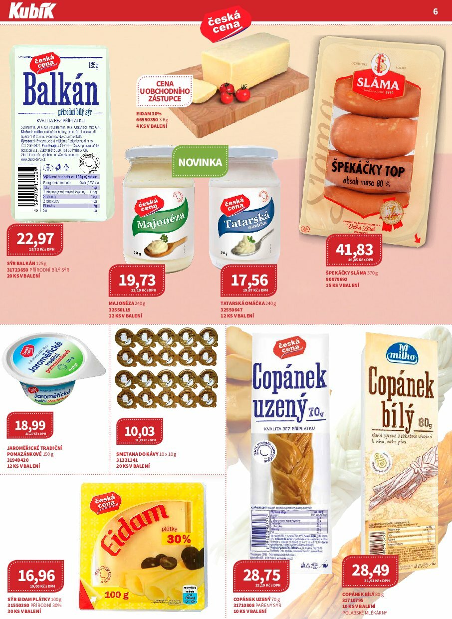 kubik - Leták Kubík - Velkoobchod od 01.08. do 31.08. - page: 6