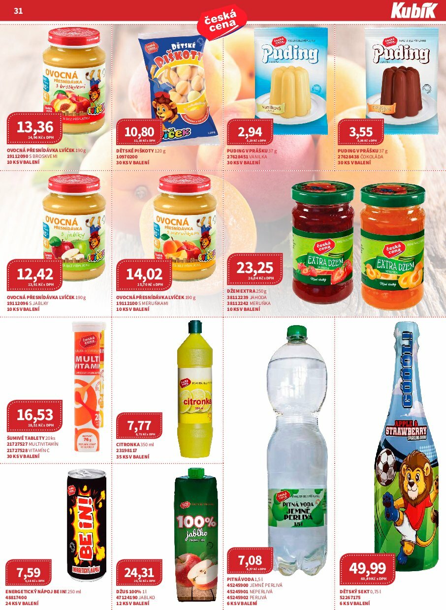 kubik - Leták Kubík - Velkoobchod od 01.08. do 31.08. - page: 31