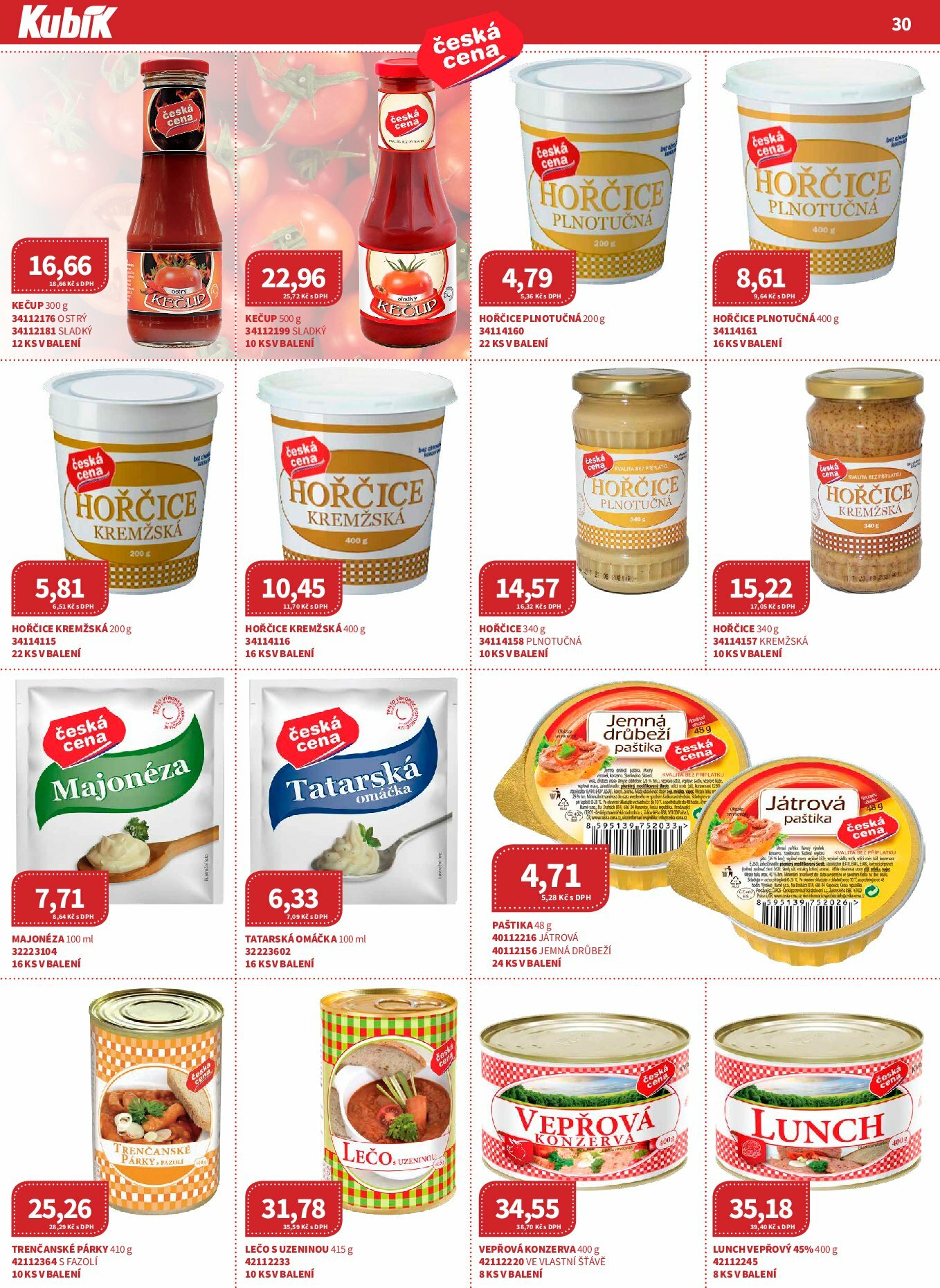 kubik - Leták Kubík - Velkoobchod od 01.09. do 30.09. - page: 30 kubik - Leták Kubík - Velkoobchod od 01.09. do 30.09. - page: 30