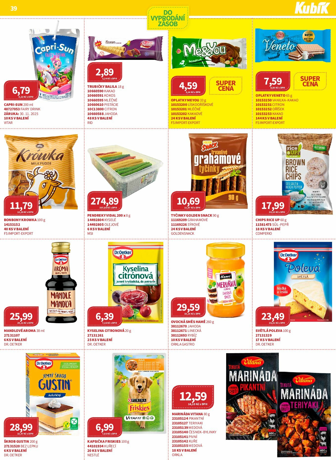 kubik - Leták Kubík - Velkoobchod od 01.09. do 30.09. - page: 39 kubik - Leták Kubík - Velkoobchod od 01.09. do 30.09. - page: 39