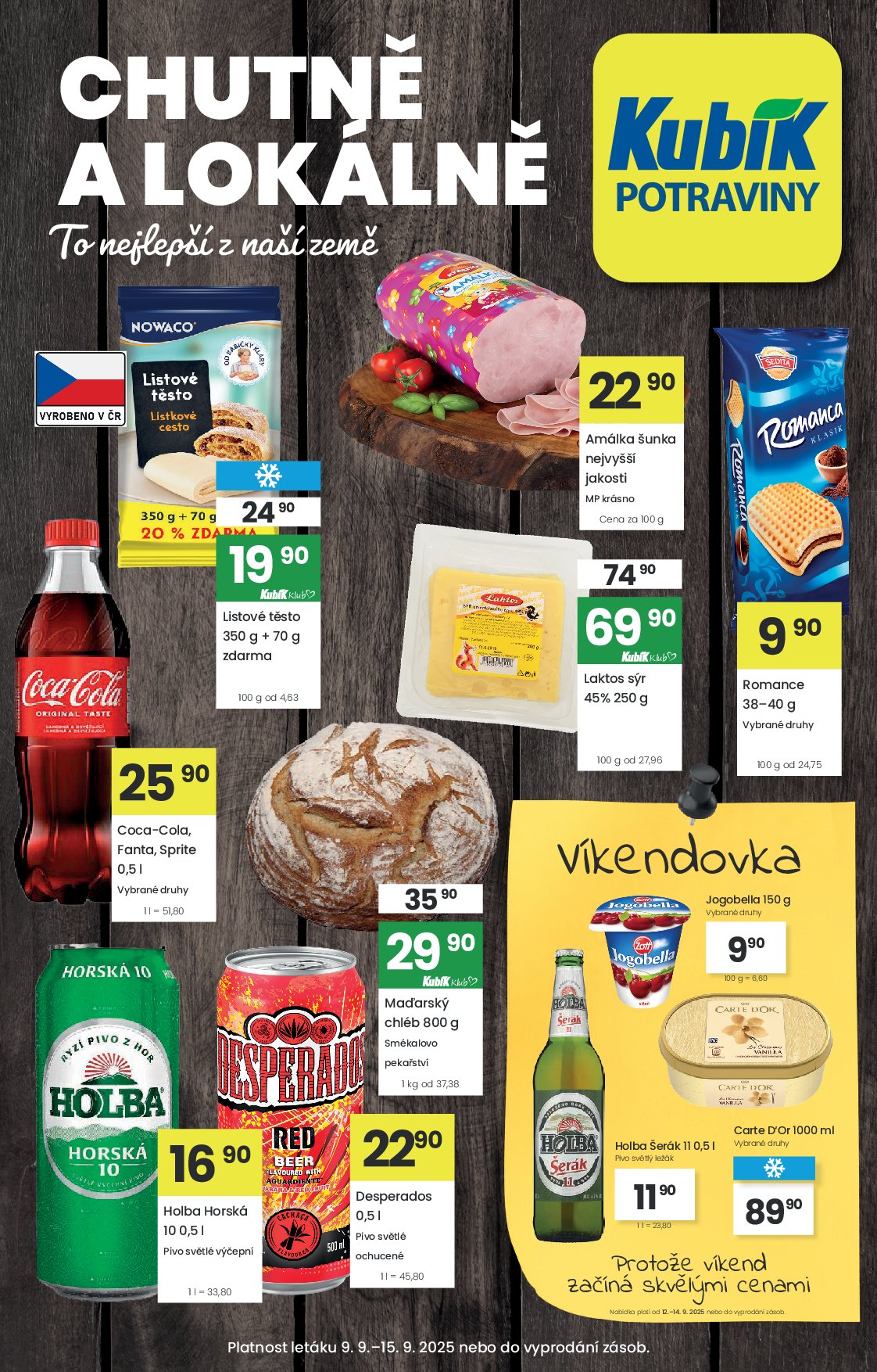 kubik - Leták Kubík od 09.09. do 15.09.