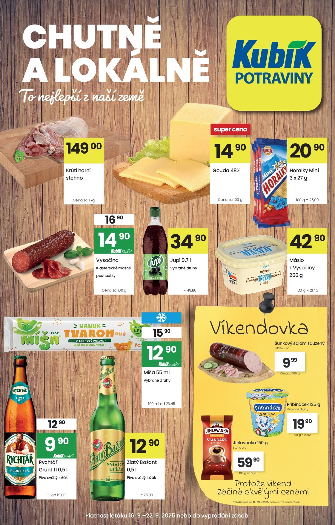kubik - Leták Kubík od 16.09. do 22.09.