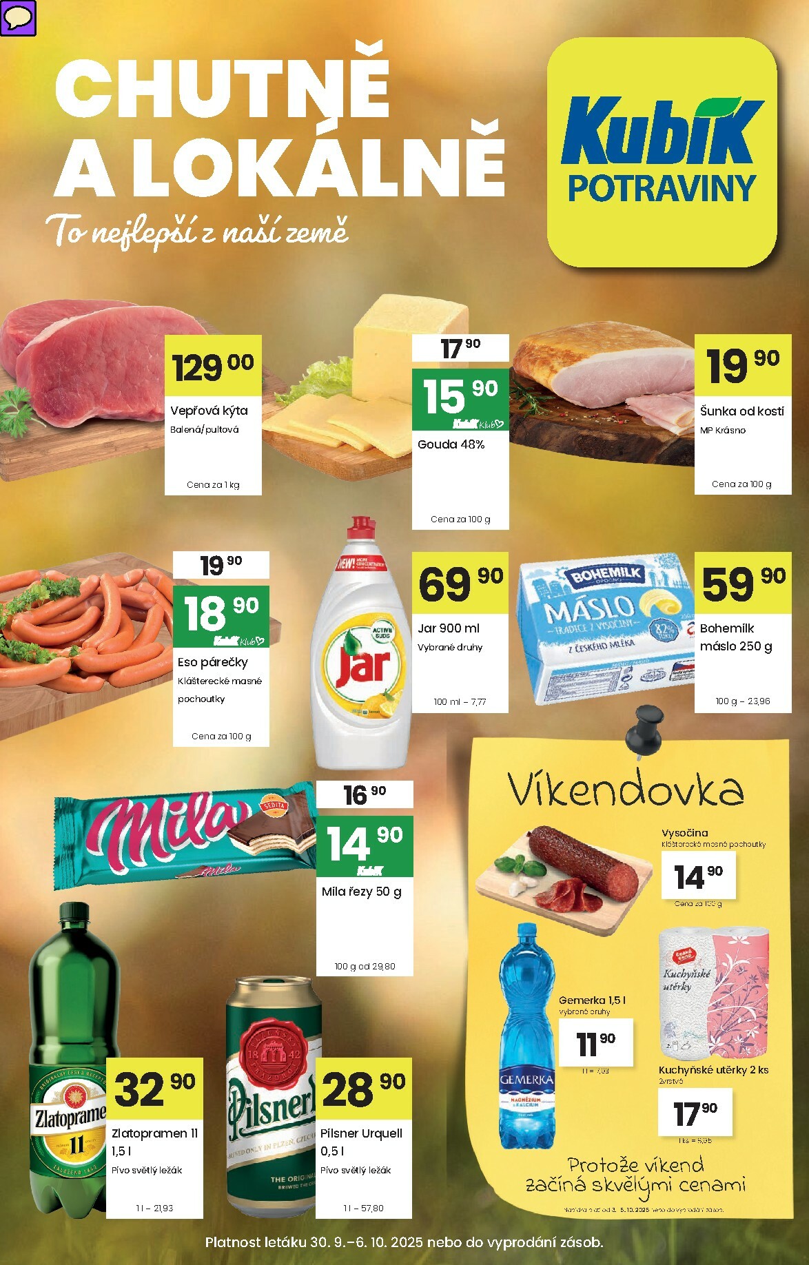 kubik - Leták Kubík od 30.09. do 06.10.
