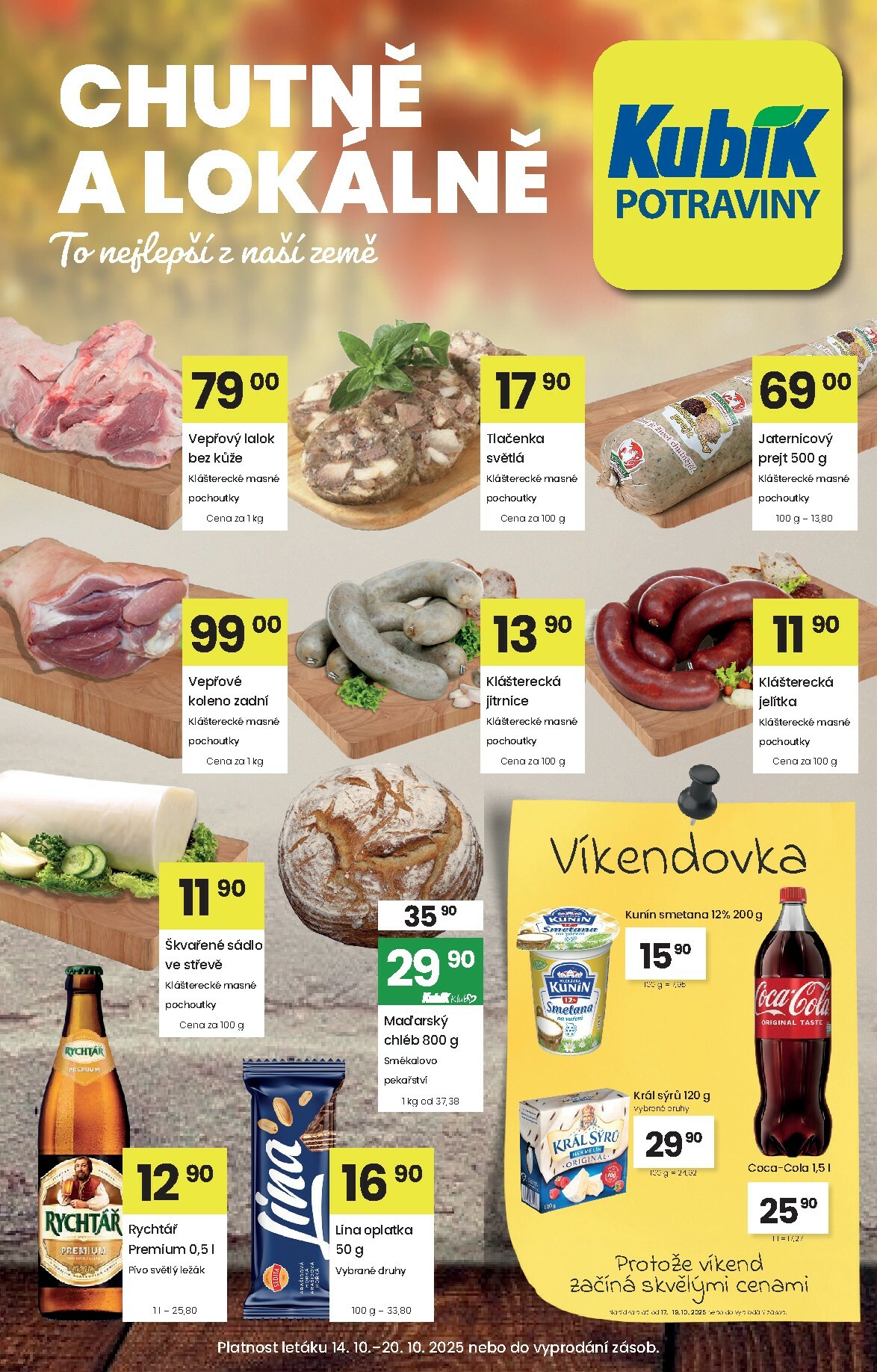 kubik - Aktuální leták Kubík od 14.10. do 20.10.