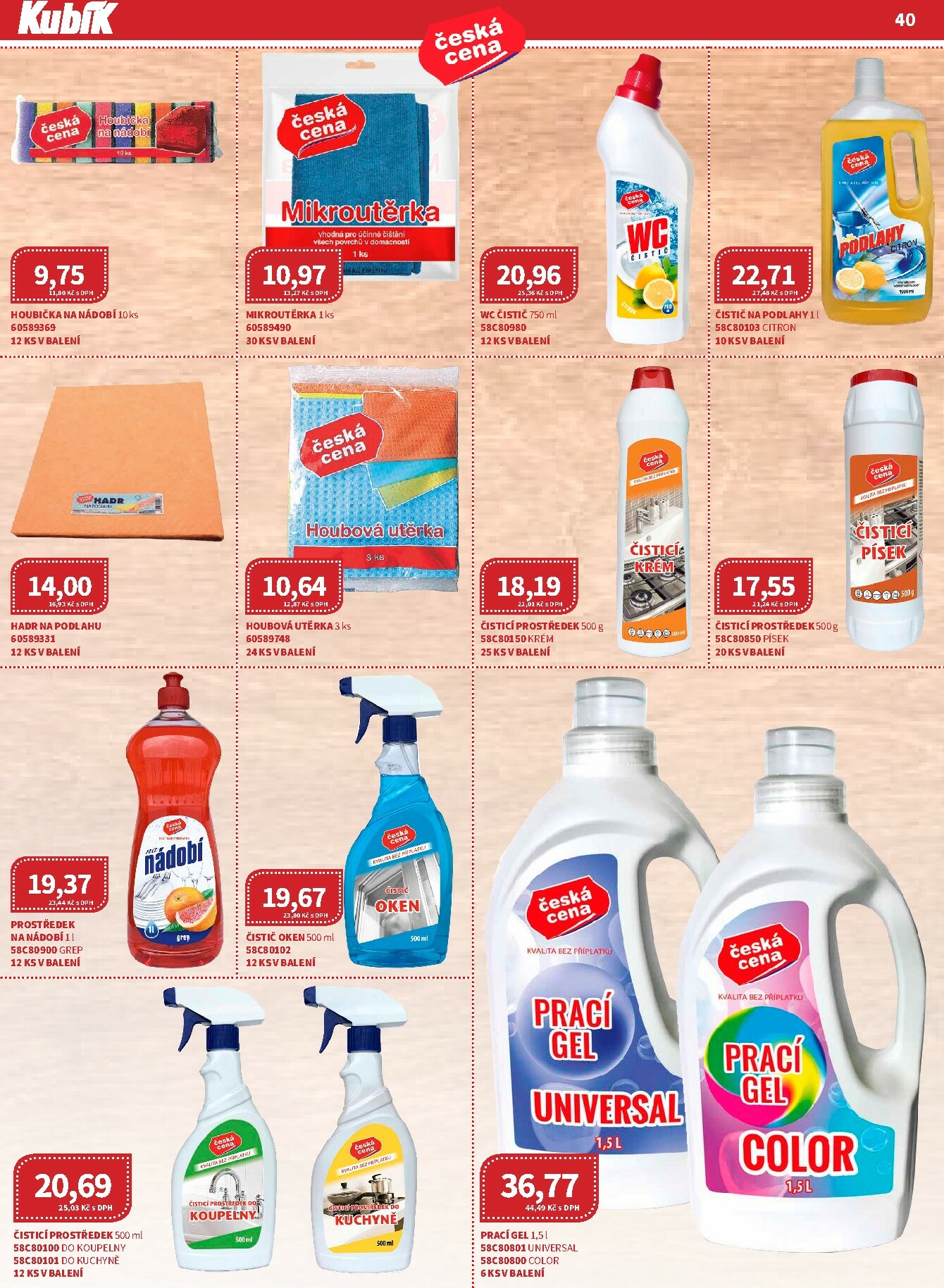 kubik - Aktuální leták Kubík - Velkoobchod od 01.11. do 30.11. - page: 40