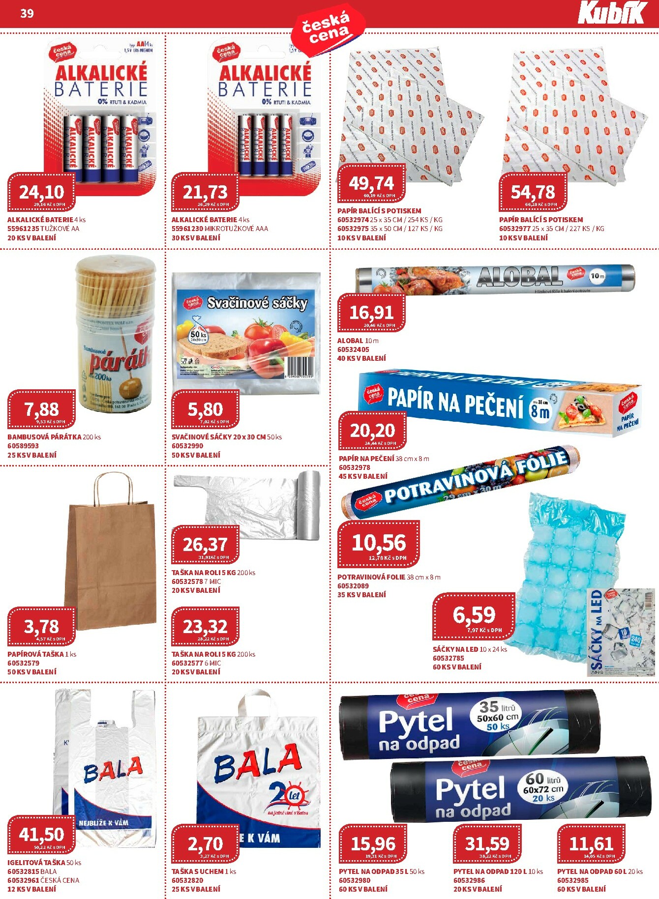 kubik - Aktuální leták Kubík - Velkoobchod od 01.11. do 30.11. - page: 39