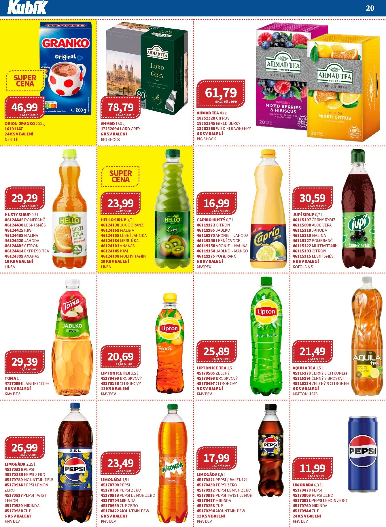 kubik - Aktuální leták Kubík - Velkoobchod od 01.11. do 30.11. - page: 20