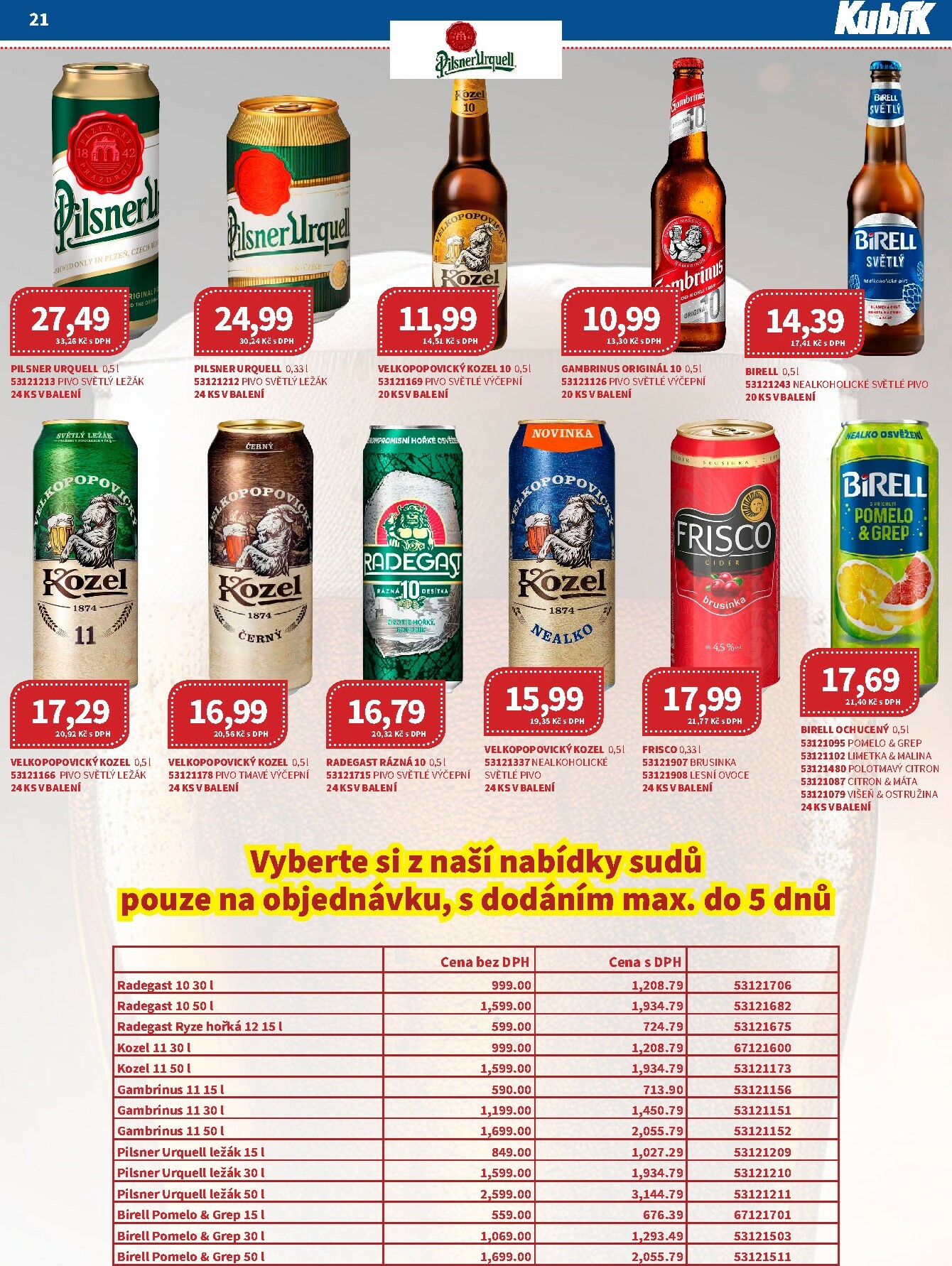 kubik - Aktuální leták Kubík - Velkoobchod od 01.11. do 30.11. - page: 21