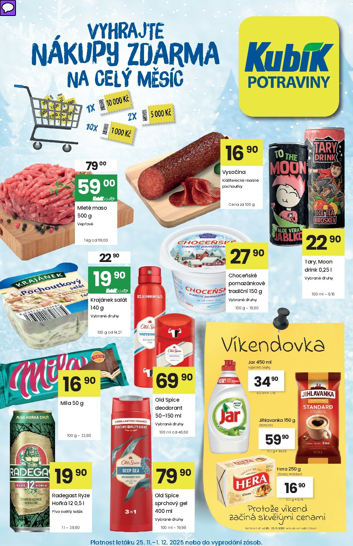 kubik - Aktuální leták Kubík od 25.11. do 01.12. - page: 1