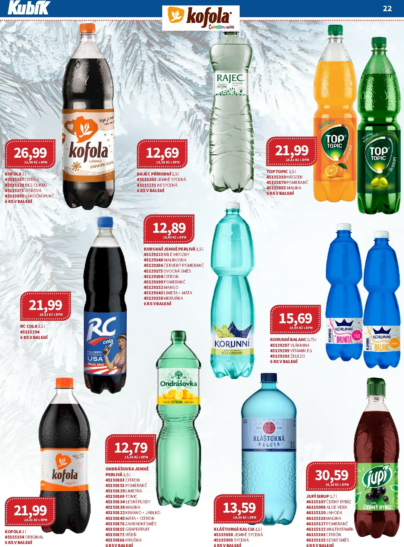 kubik - Aktuální leták Kubík - Velkoobchod od 01.12. do 31.12. - page: 22