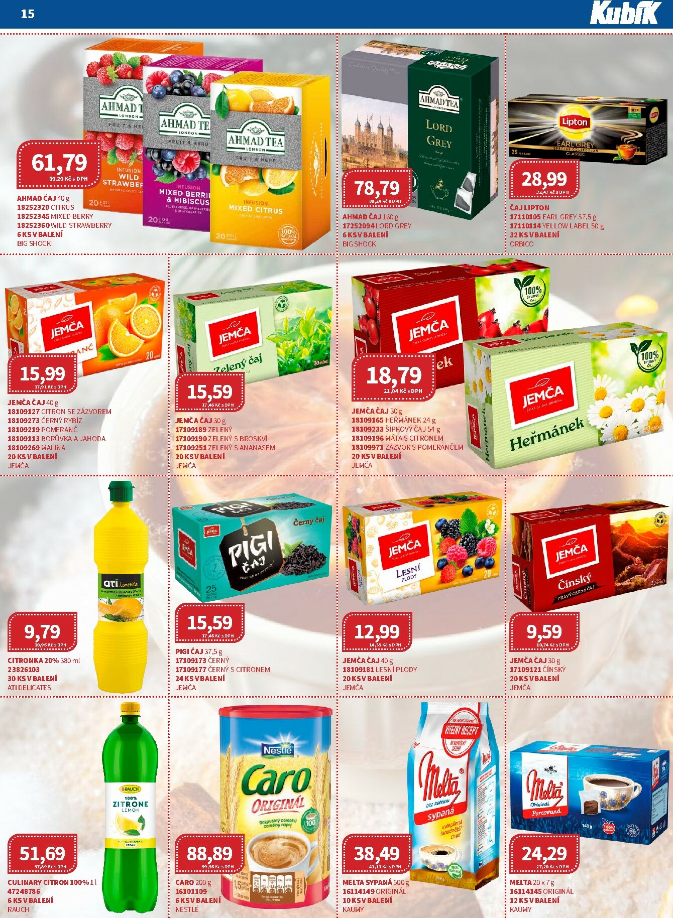 kubik - Aktuální leták Kubík - Velkoobchod od 01.12. do 31.12. - page: 15