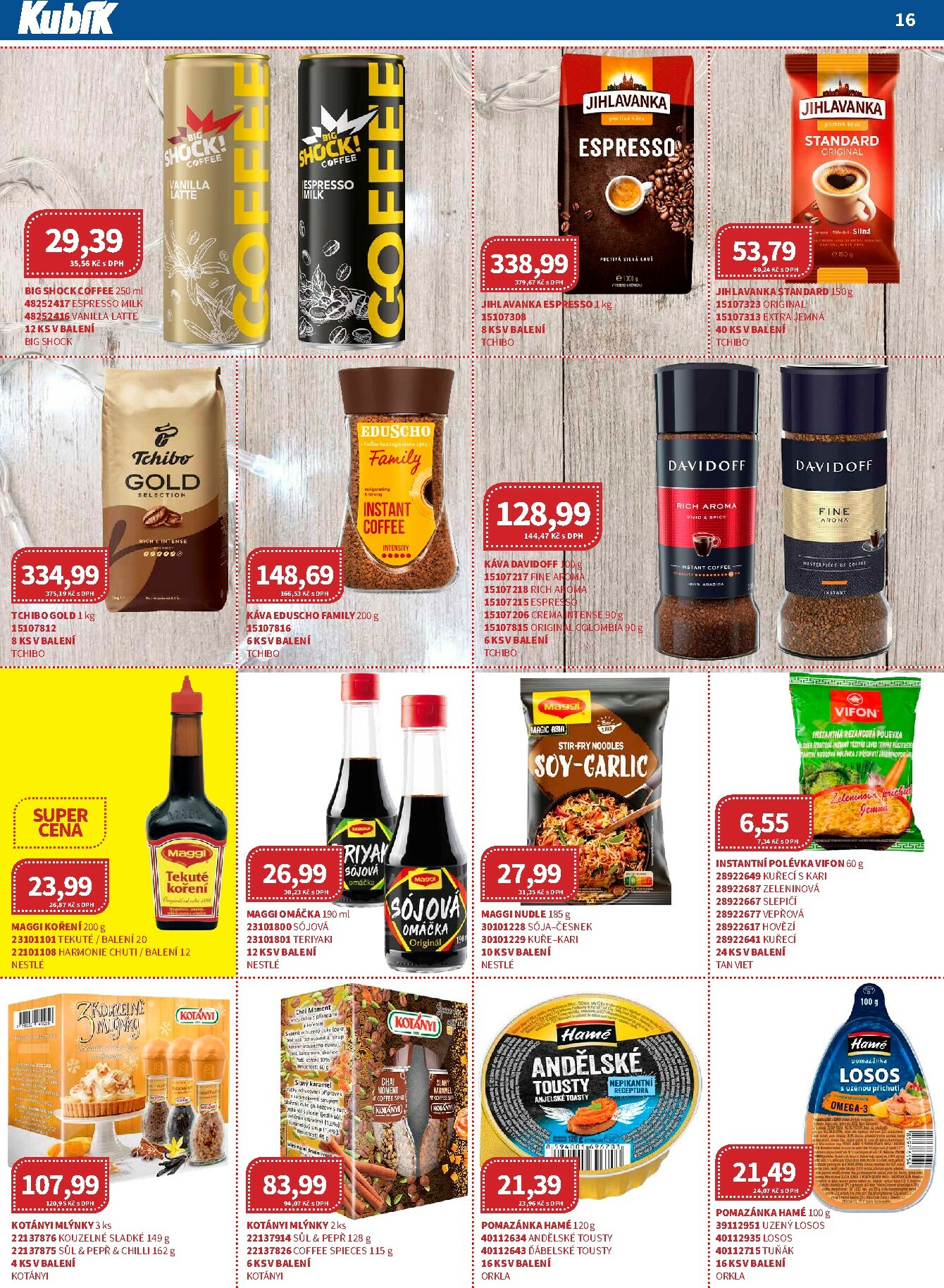 kubik - Aktuální leták Kubík - Velkoobchod od 01.12. do 31.12. - page: 16