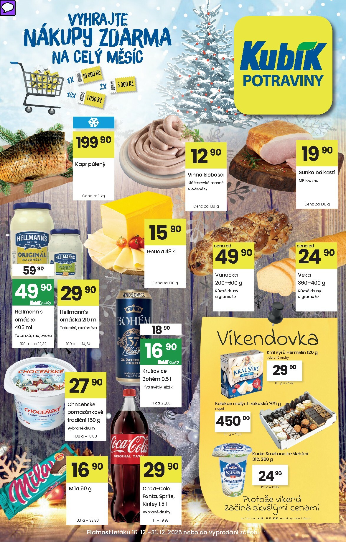 kubik - Aktuální leták Kubík od 16.12. do 31.12.