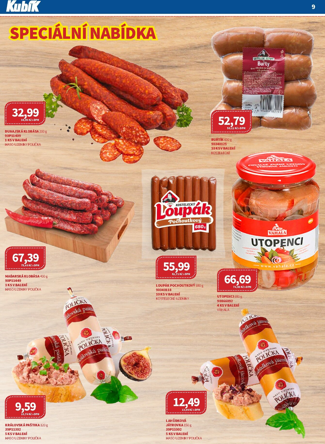 kubik - Aktuální leták Kubík - Velkoobchod od 01.01. do 31.01. - page: 9