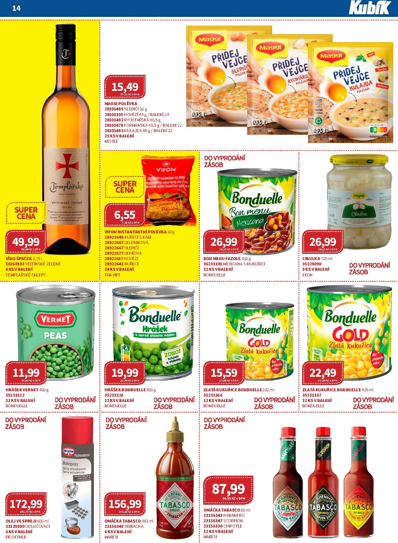 kubik - Aktuální leták Kubík - Velkoobchod od 01.01. do 31.01. - page: 14
