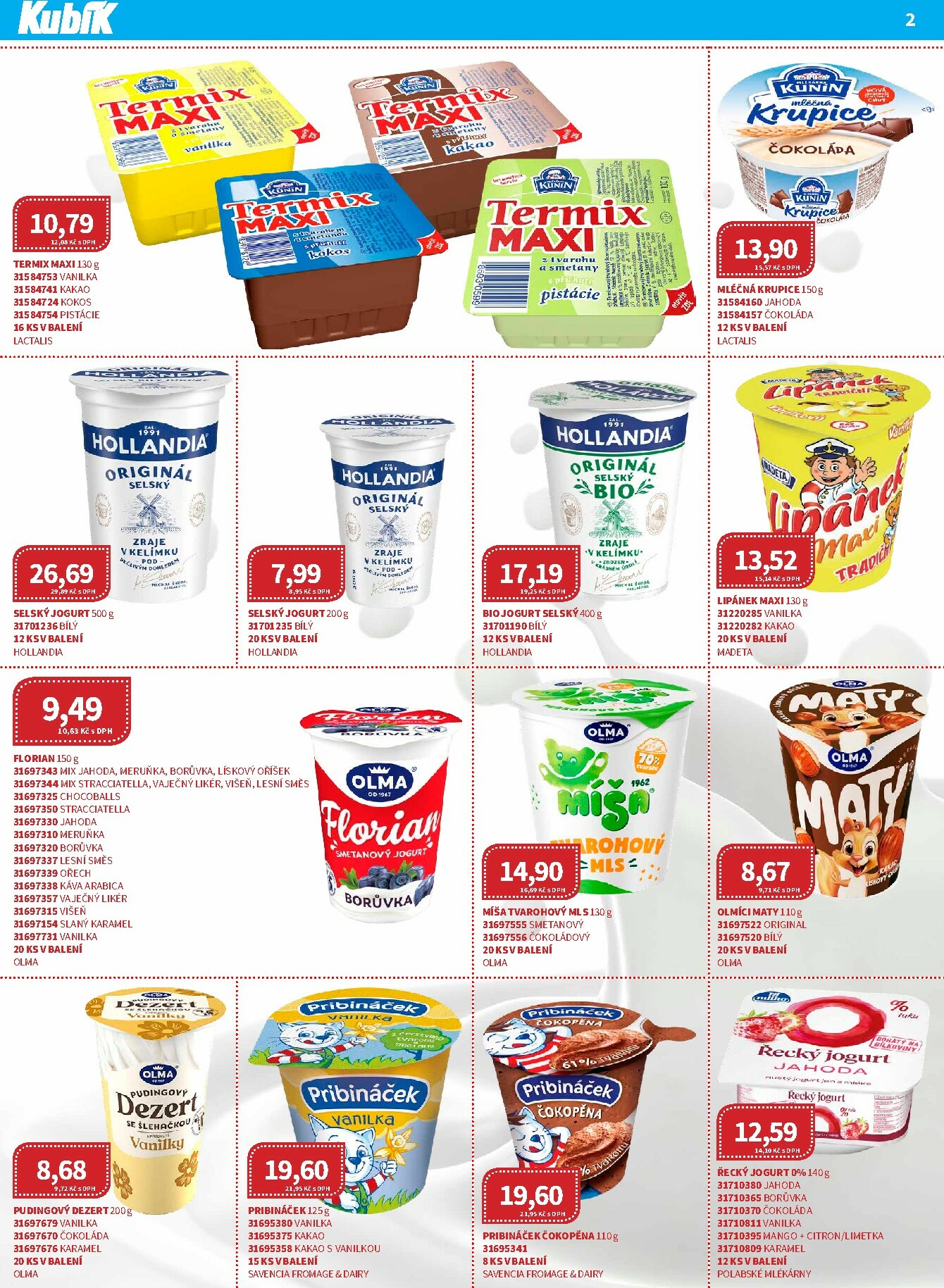 kubik - Aktuální leták Kubík - Velkoobchod od 01.01. do 31.01. - page: 2