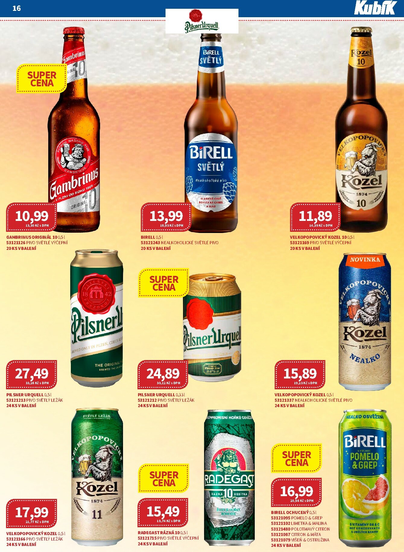 kubik - Aktuální leták Kubík - Velkoobchod od 01.01. do 31.01. - page: 16