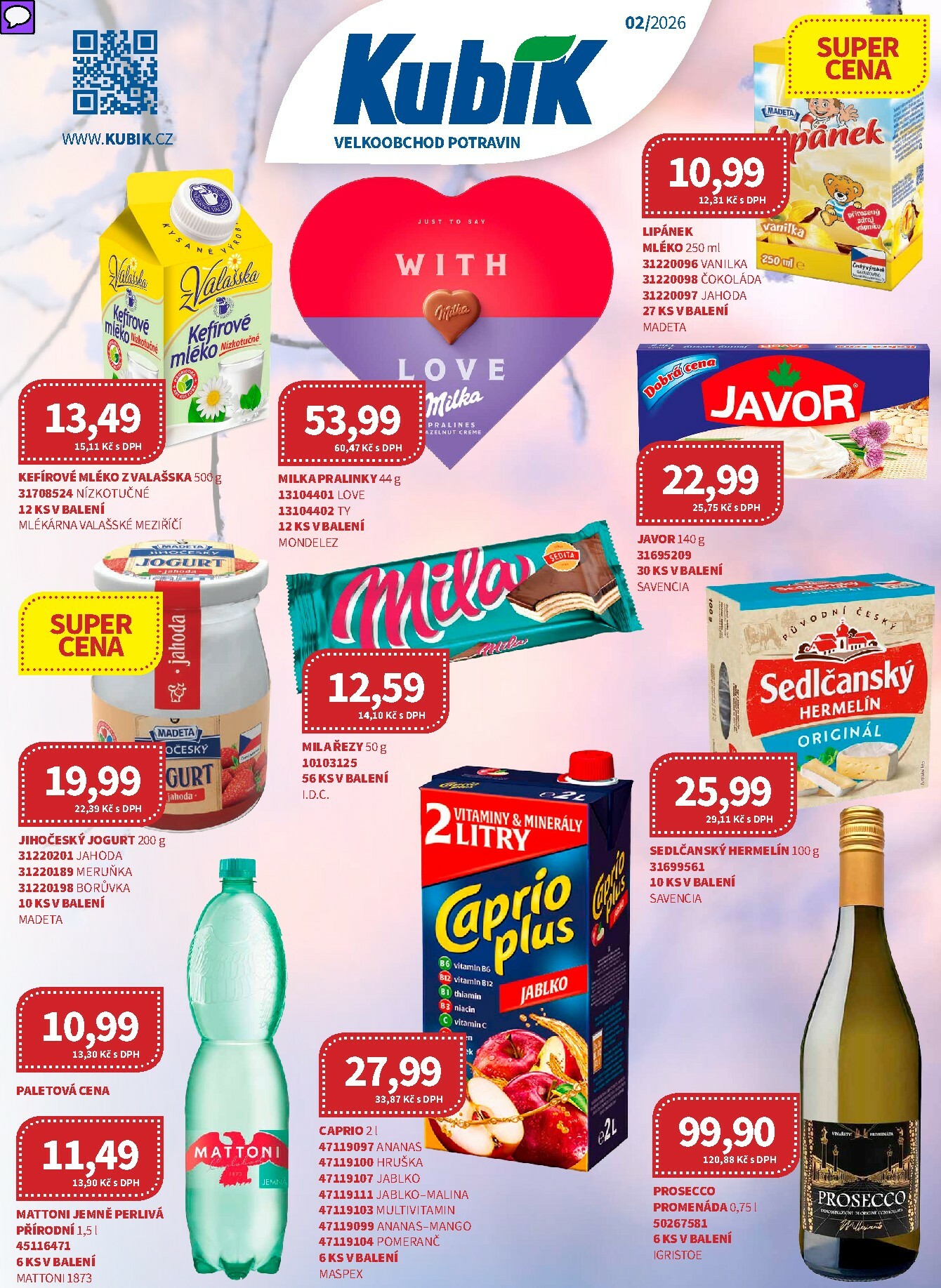 kubik - Kubík - Velkoobchod leták platný od neděle 01.02.2026 do soboty 28.02.2026