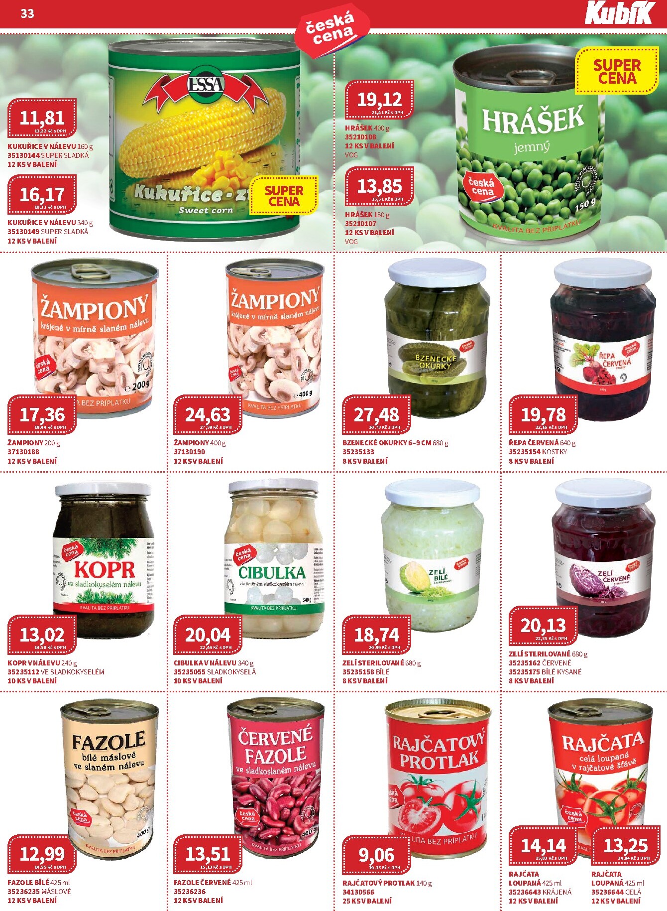 kubik - Kubík - Velkoobchod leták platný od neděle 01.03.2026 do úterý 31.03.2026 - page: 33
