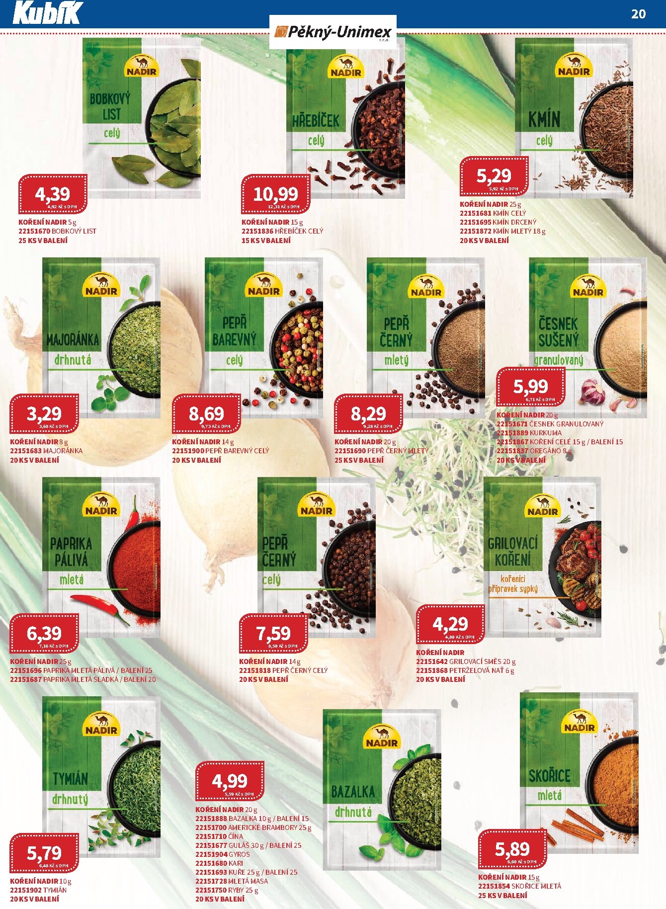 kubik - Kubík - Velkoobchod leták platný od neděle 01.03.2026 do úterý 31.03.2026 - page: 20