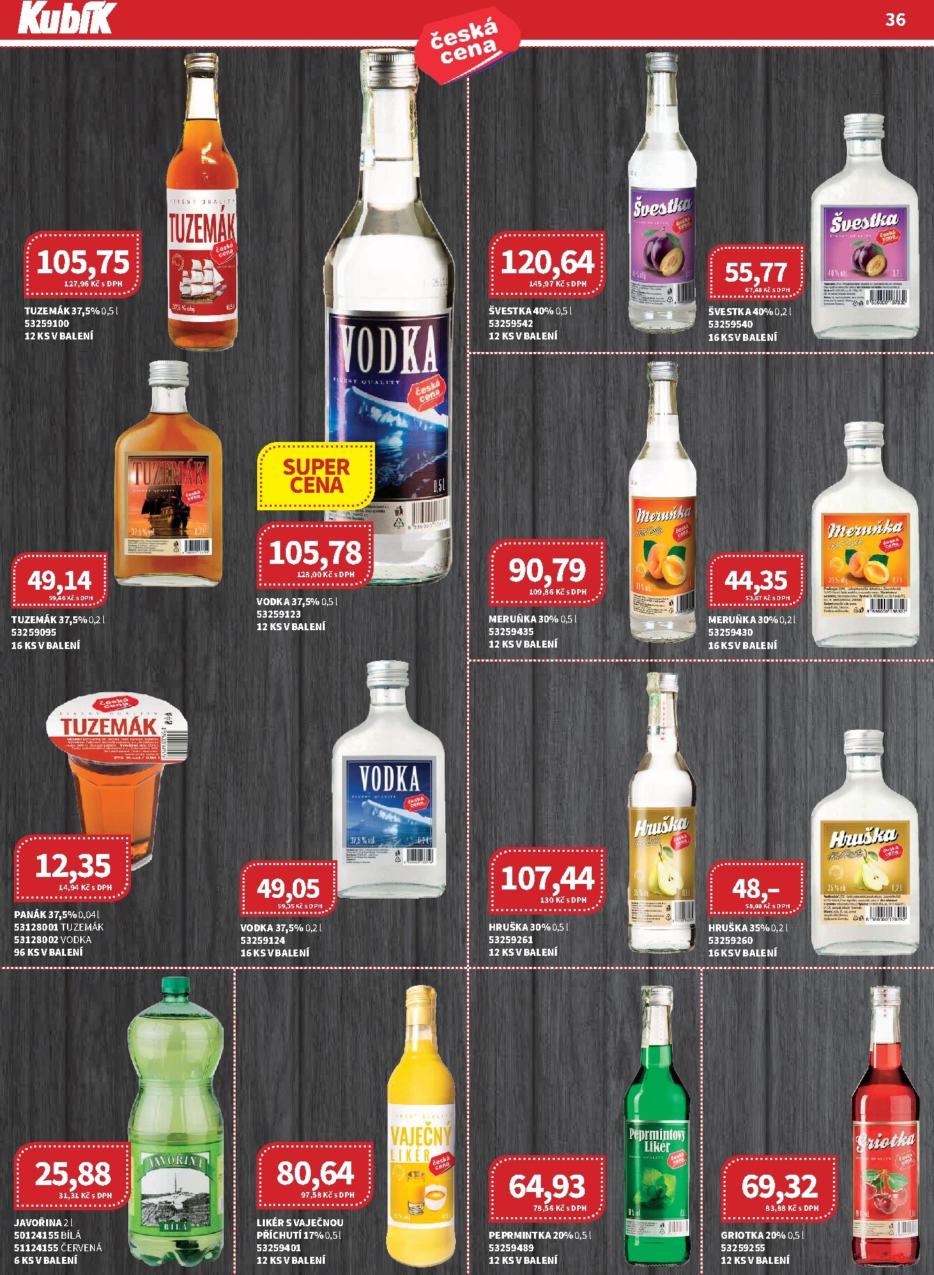 kubik - Kubík - Velkoobchod leták platný od neděle 01.03.2026 do úterý 31.03.2026 - page: 36