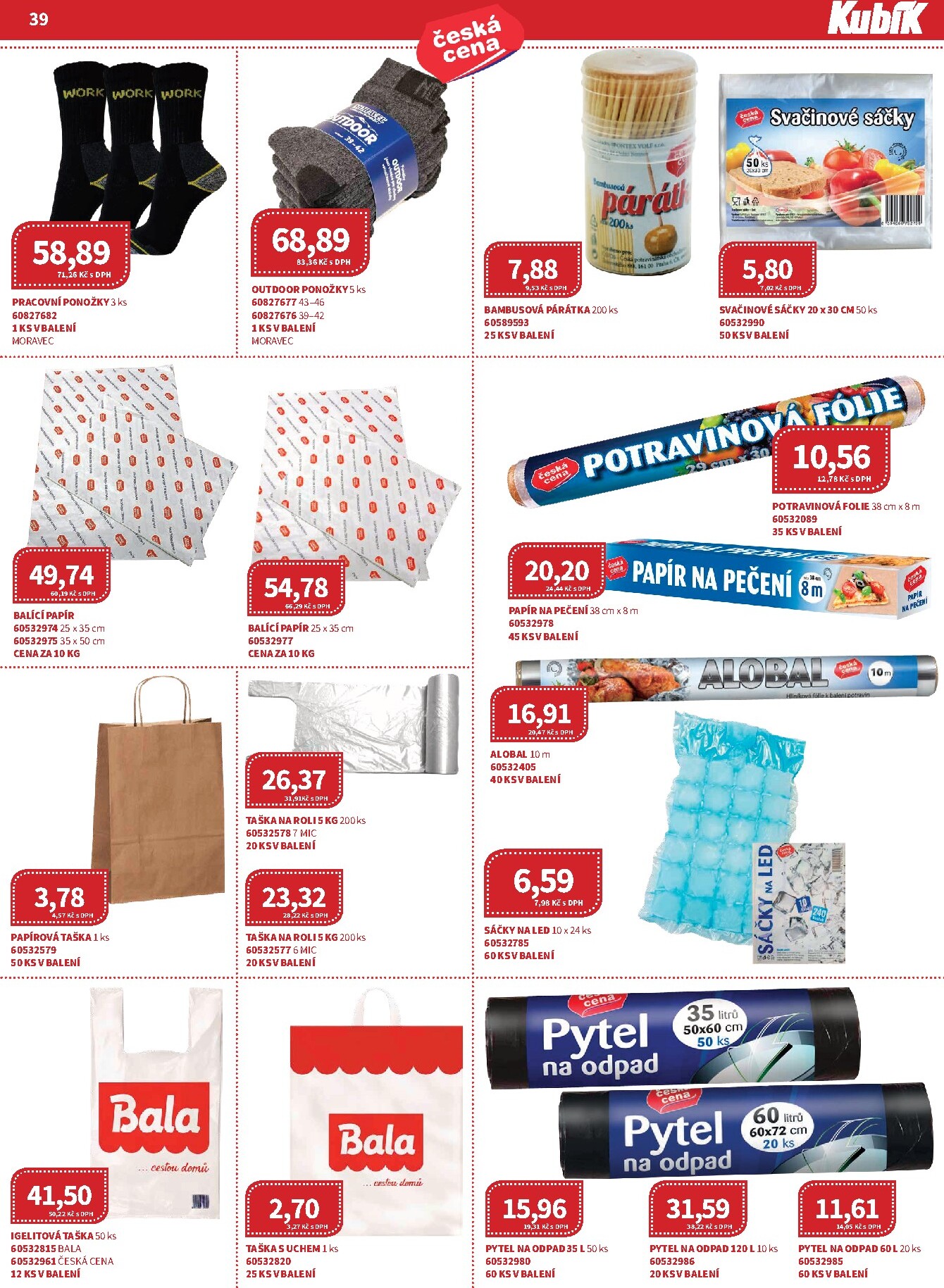 kubik - Kubík - Velkoobchod leták platný od neděle 01.03.2026 do úterý 31.03.2026 - page: 39