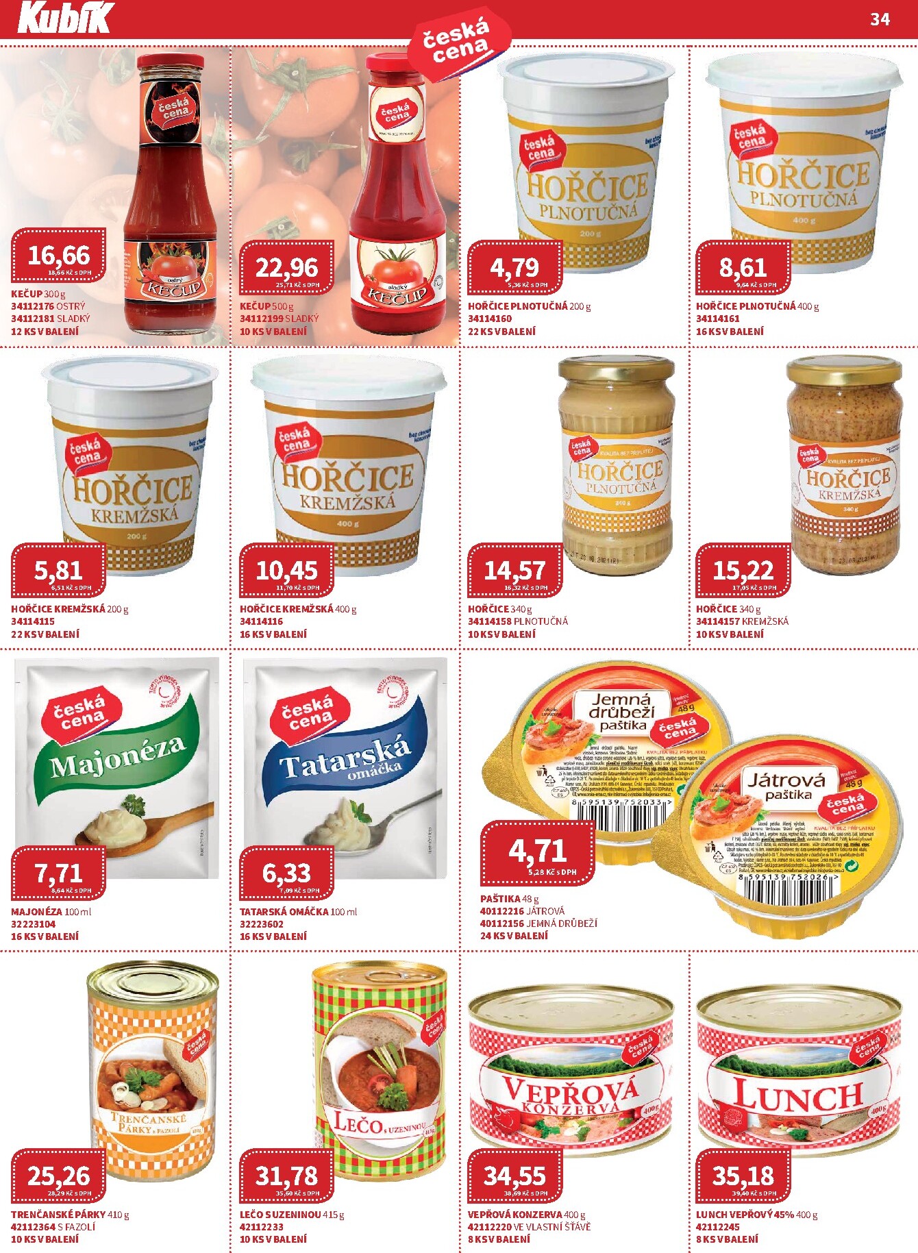 kubik - Kubík - Velkoobchod leták platný od neděle 01.03.2026 do úterý 31.03.2026 - page: 34