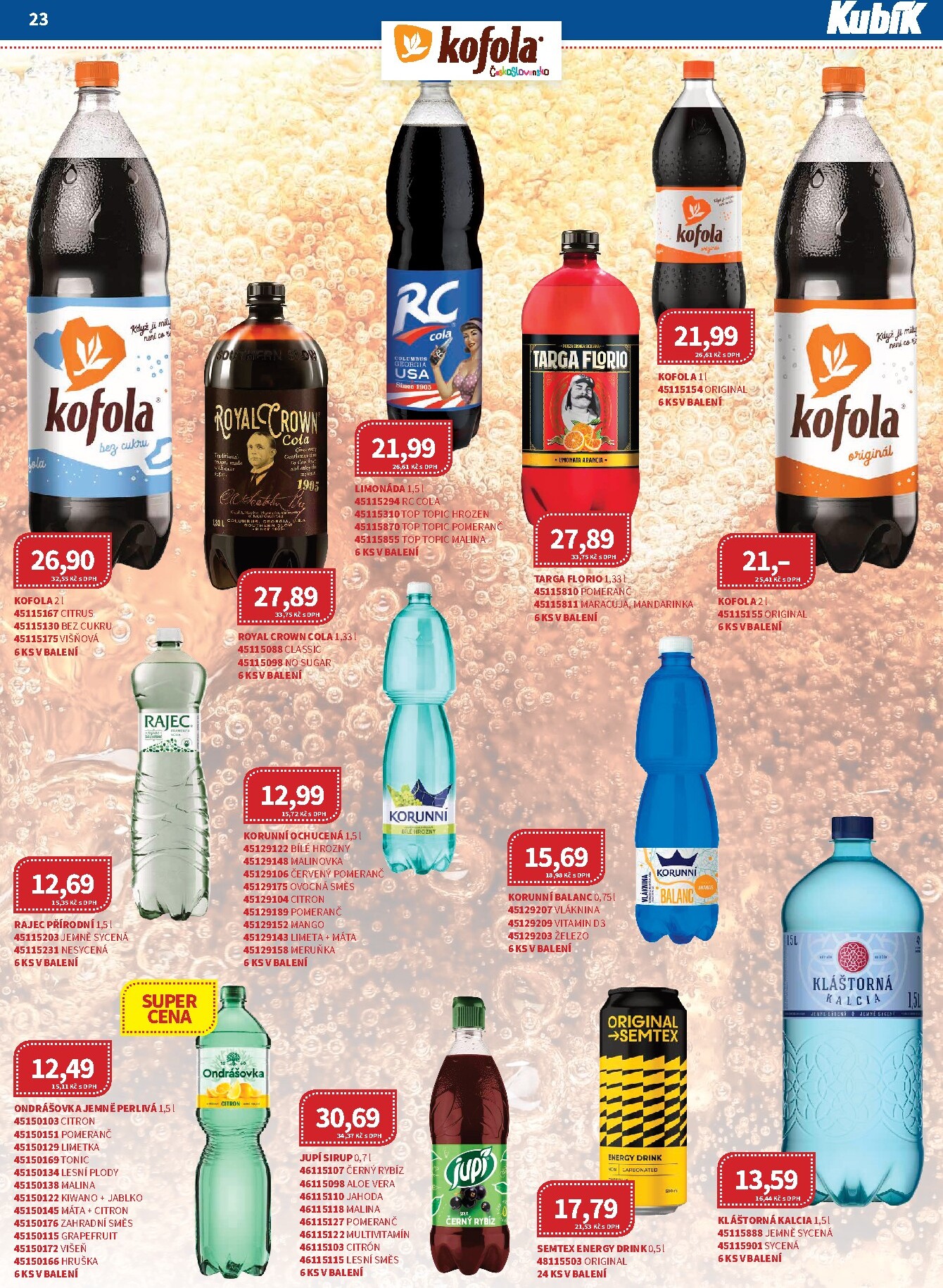 kubik - Kubík - Velkoobchod leták platný od neděle 01.03.2026 do úterý 31.03.2026 - page: 23