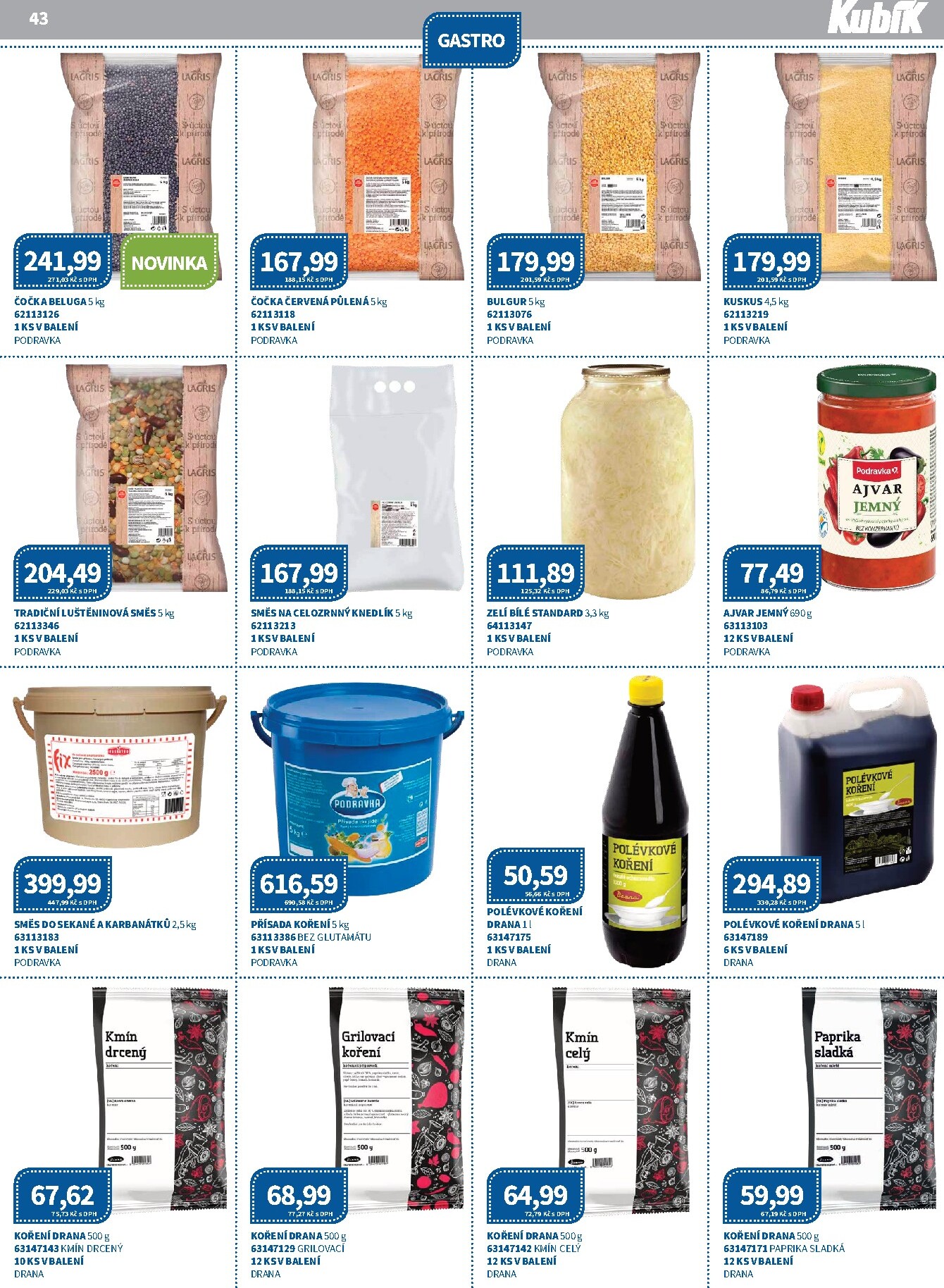 kubik - Kubík - Velkoobchod leták platný od středy 01.04.2026 do čtvrtka 30.04.2026 - page: 43
