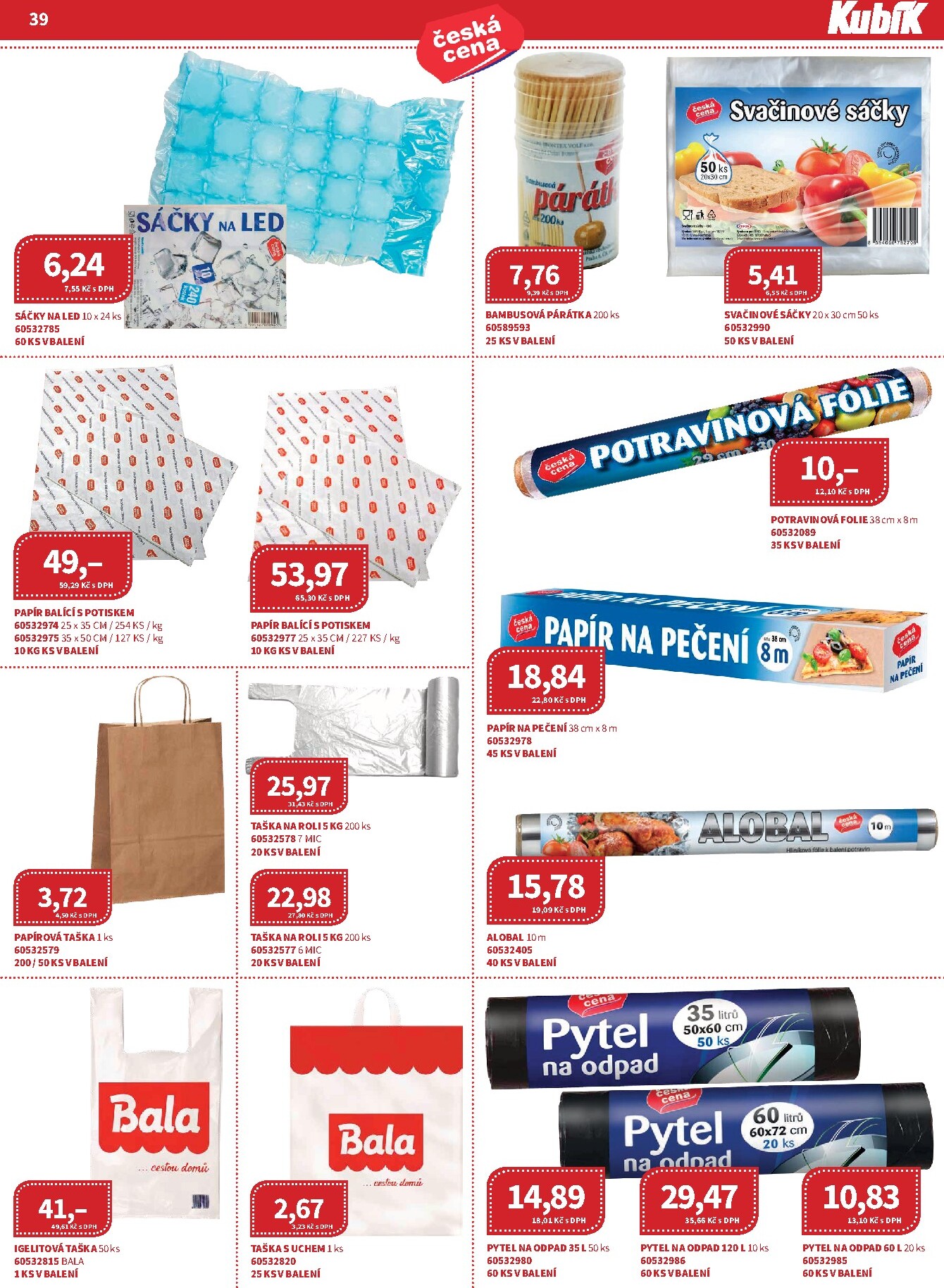 kubik - Kubík - Velkoobchod leták platný od středy 01.04.2026 do čtvrtka 30.04.2026 - page: 39