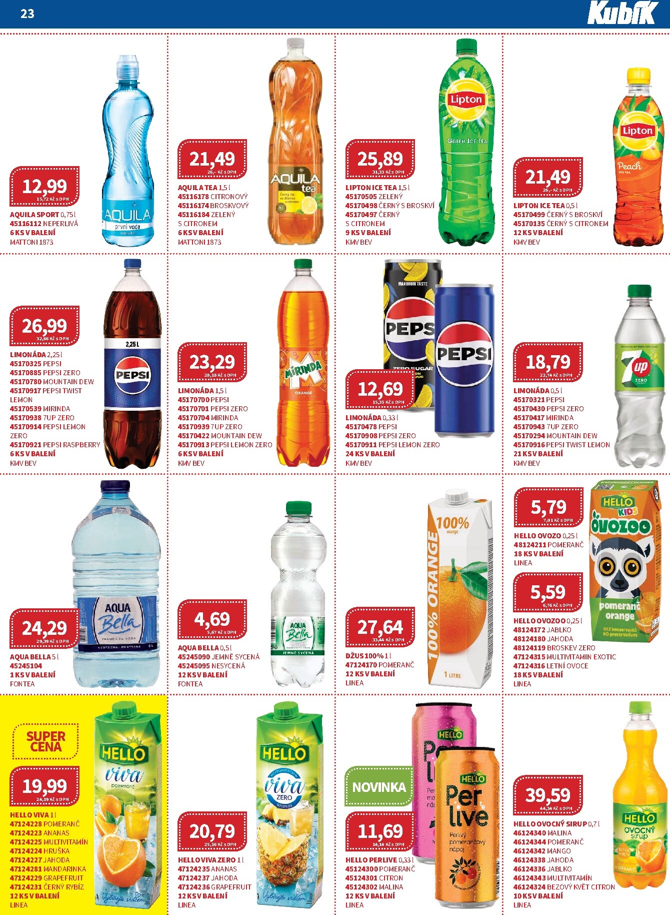 kubik - Kubík - Velkoobchod leták platný od středy 01.04.2026 do čtvrtka 30.04.2026 - page: 23