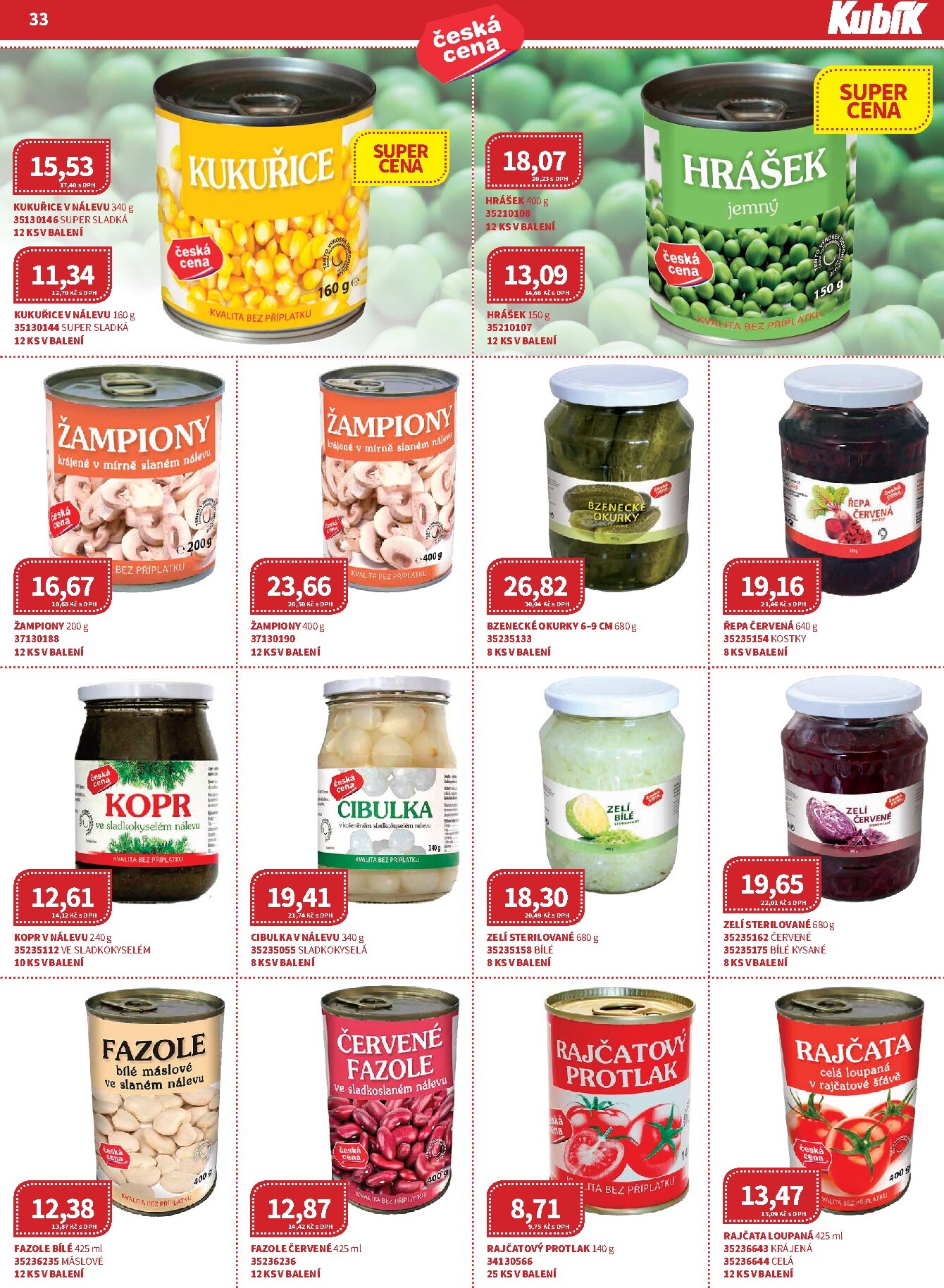 kubik - Kubík - Velkoobchod leták platný od středy 01.04.2026 do čtvrtka 30.04.2026 - page: 33