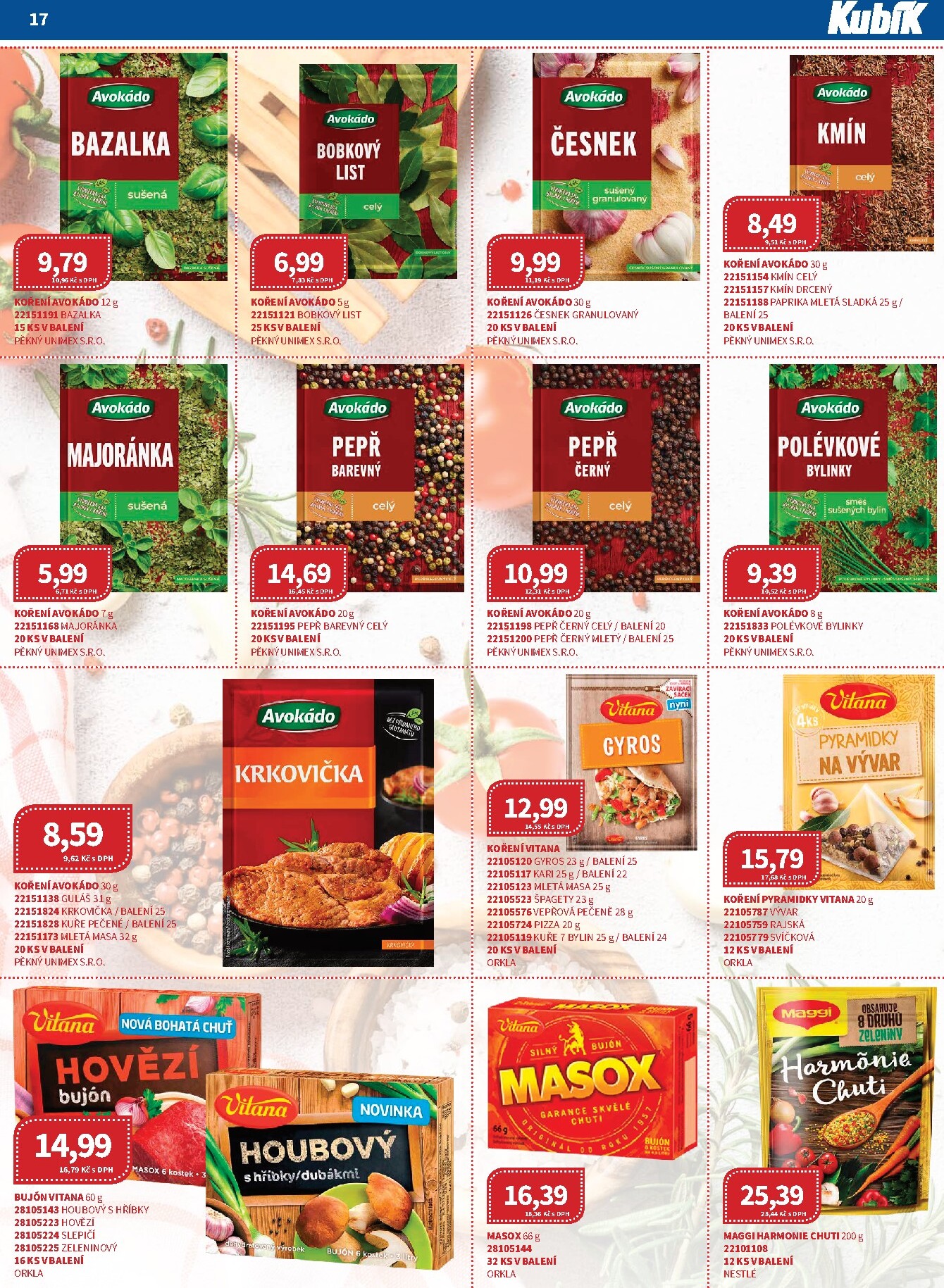 kubik - Kubík - Velkoobchod leták platný od středy 01.04.2026 do čtvrtka 30.04.2026 - page: 17