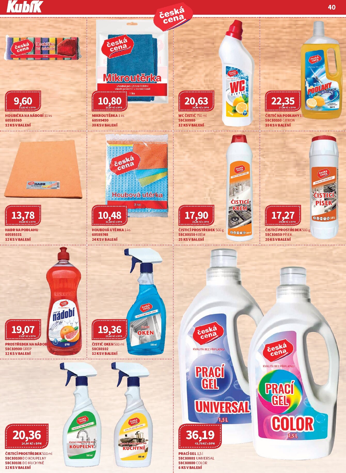 kubik - Kubík - Velkoobchod leták platný od středy 01.04.2026 do čtvrtka 30.04.2026 - page: 40