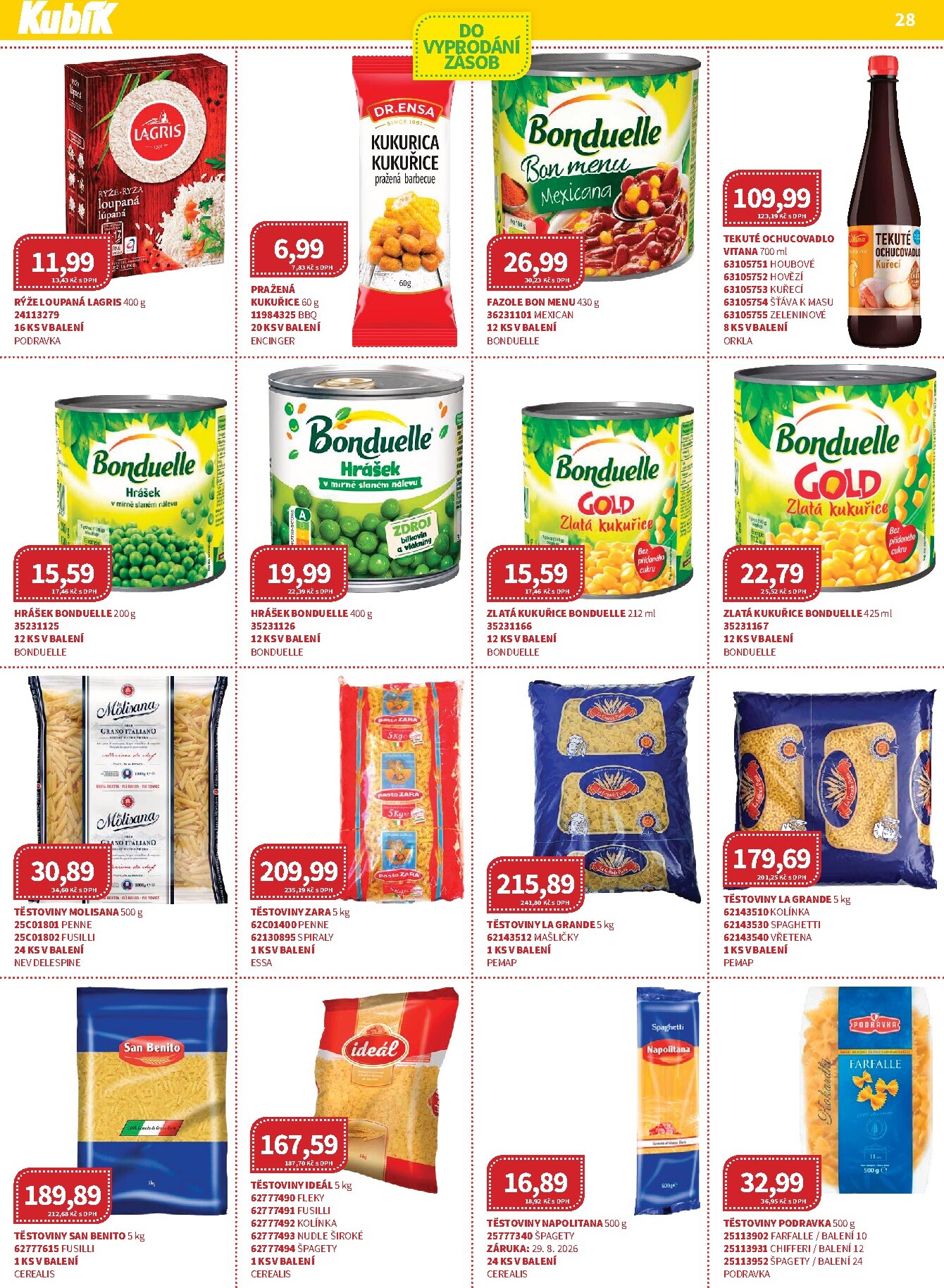 kubik - Kubík - Velkoobchod leták platný od středy 01.04.2026 do čtvrtka 30.04.2026 - page: 28