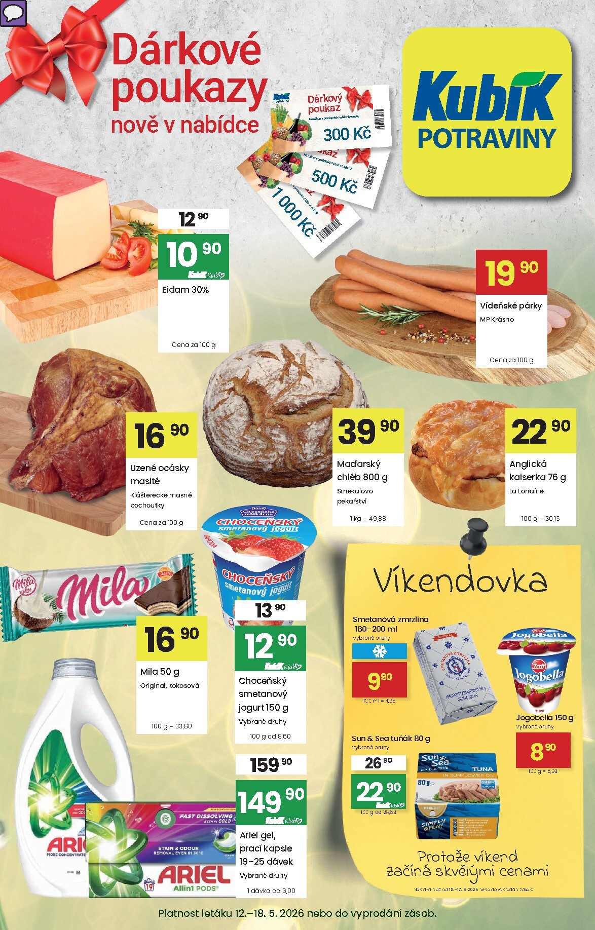 kubik - Aktuální Kubík leták platný od úterý 12.05.2026 do pondělí 18.05.2026 - page: 1