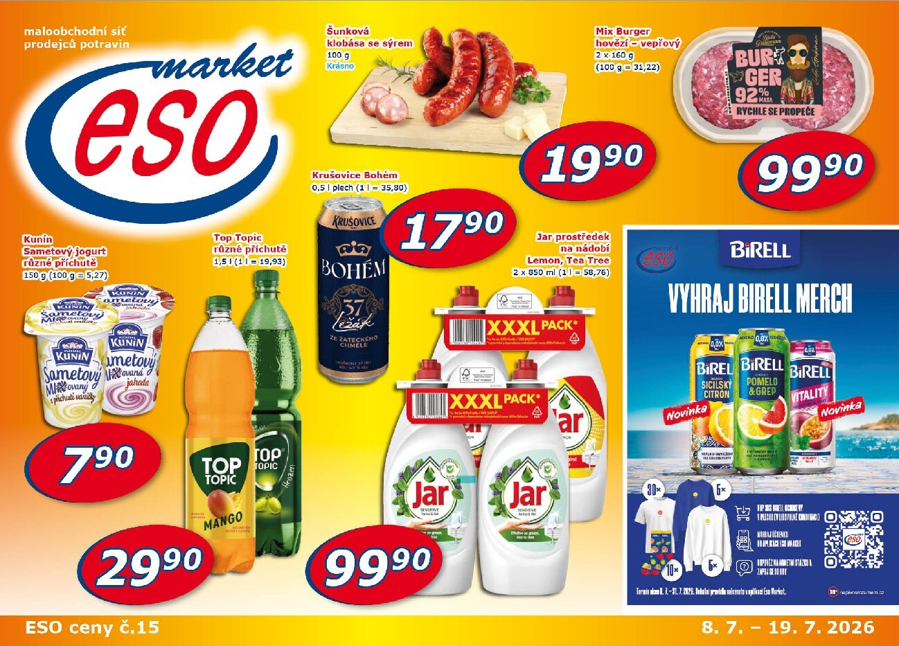 eso-market - Budoucí ESO MARKET leták platný od středy 08.07.2026 do neděle 19.07.2026 - page: 1
