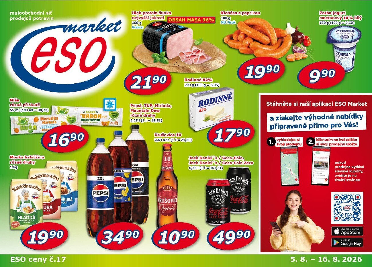 eso-market - Budoucí ESO MARKET leták platný od středy 05.08.2026 do neděle 16.08.2026 - page: 1