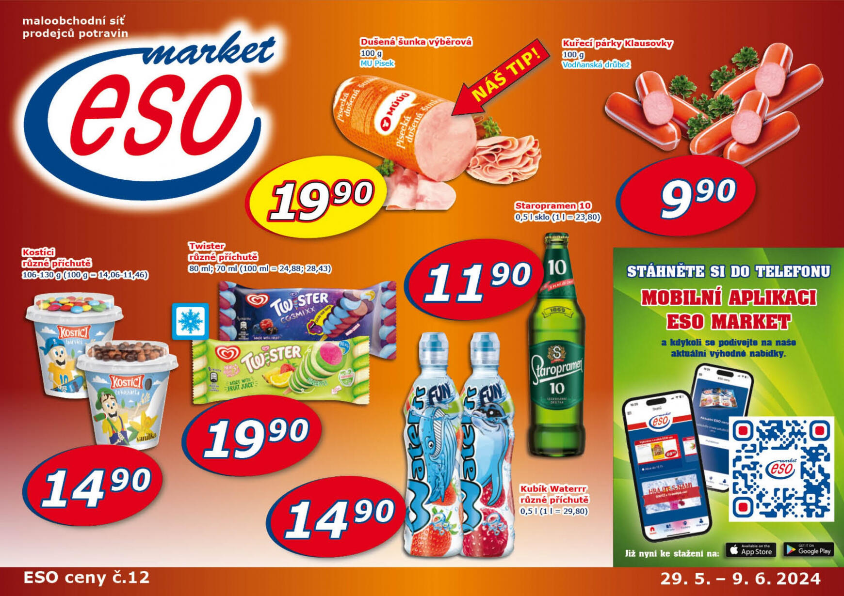 eso-market - Leták ESO MARKET aktuální 29.05. - 09.06. - page: 1