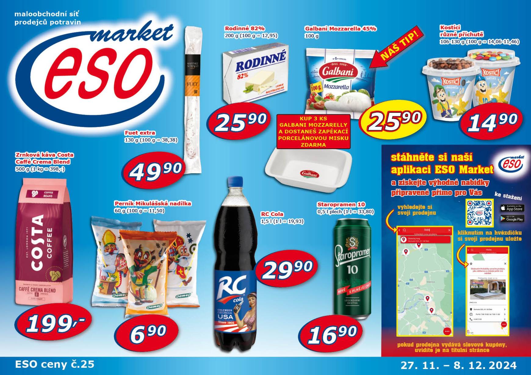 eso-market - Leták ESO MARKET od 27.11. do 08.12. - page: 1