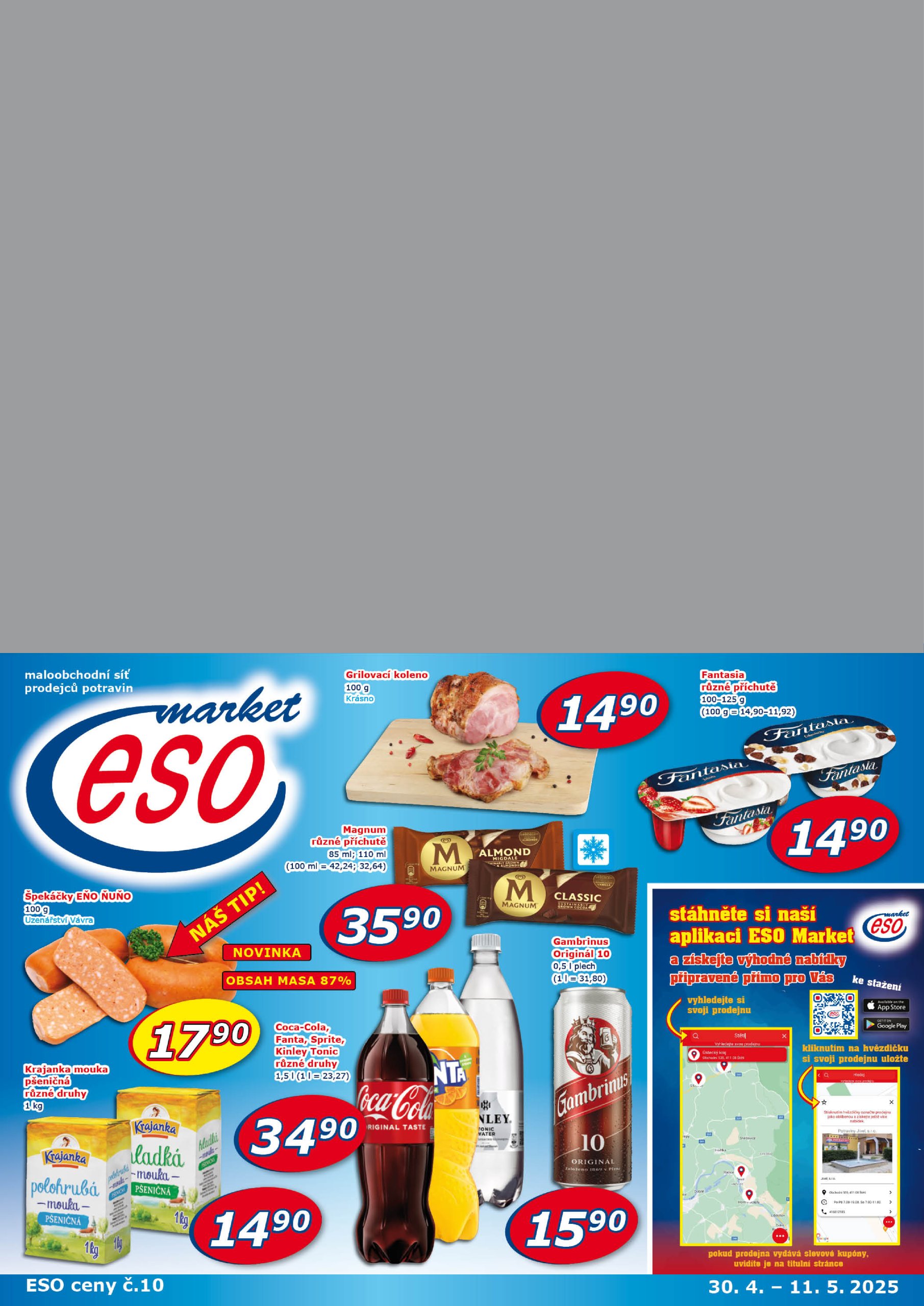 eso-market - Leták ESO MARKET od 30.04. do 11.05.