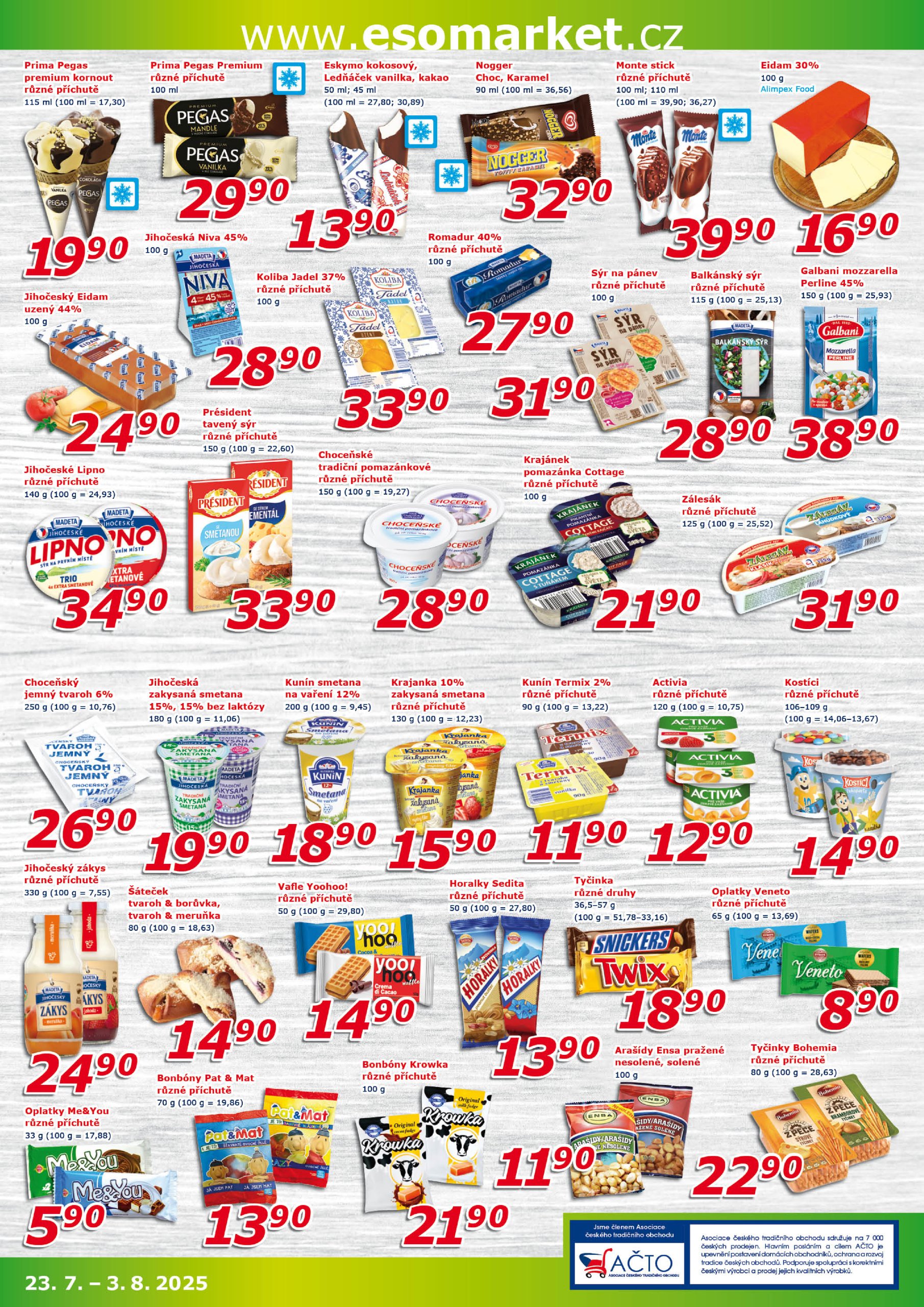 eso-market - Leták ESO MARKET od 23.07. do 03.08. - page: 3