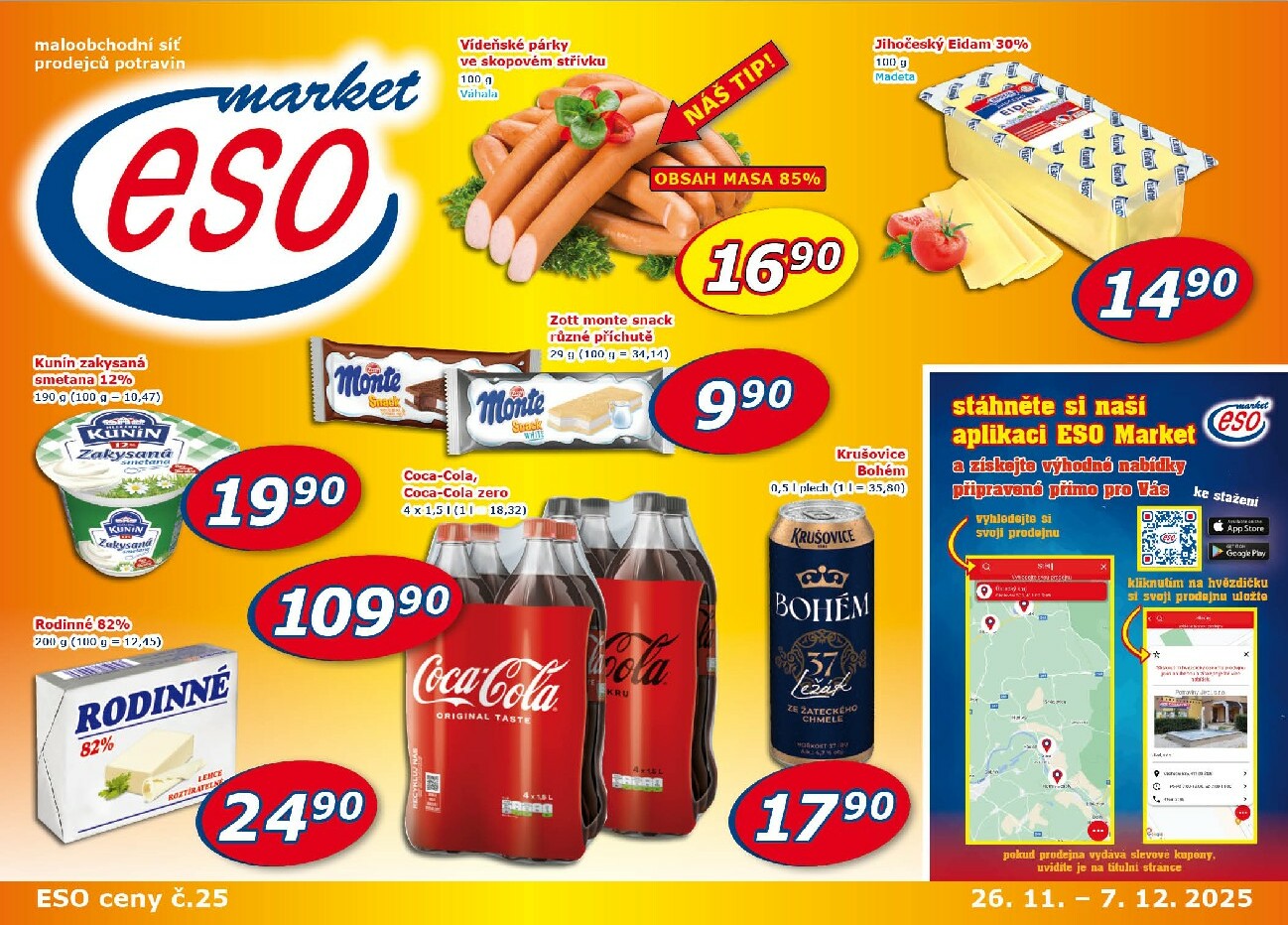 eso-market - Aktuální leták ESO MARKET od 26.11. do 07.12.