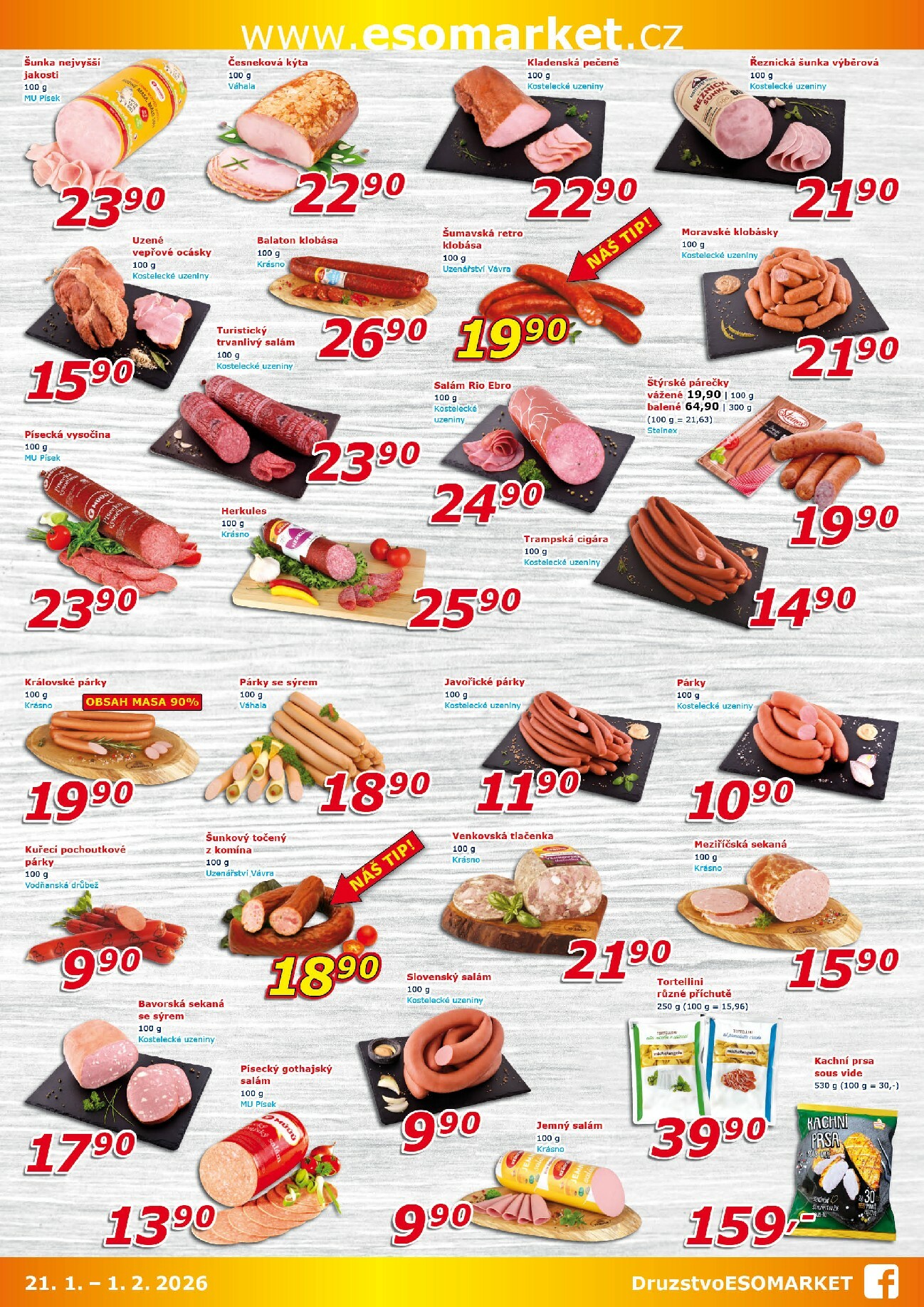 eso-market - Aktuální leták ESO MARKET od 21.01. do 01.02. - page: 2