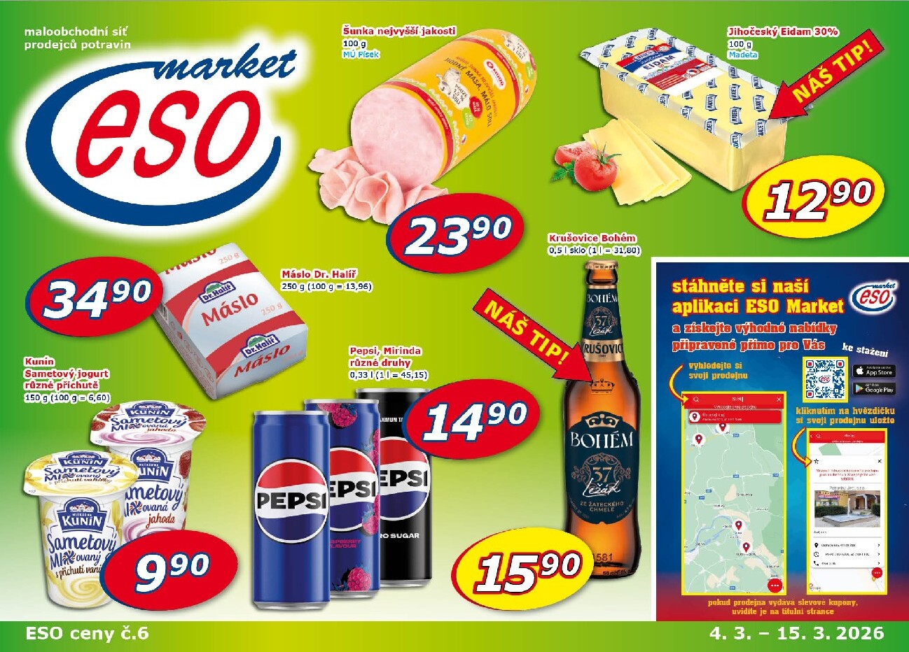 eso-market - ESO MARKET leták platný od středy 04.03.2026 do neděle 15.03.2026 - page: 1