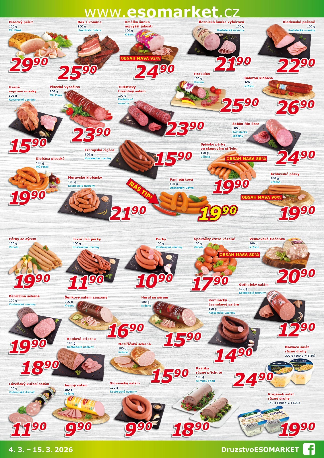eso-market - ESO MARKET leták platný od středy 04.03.2026 do neděle 15.03.2026 - page: 2