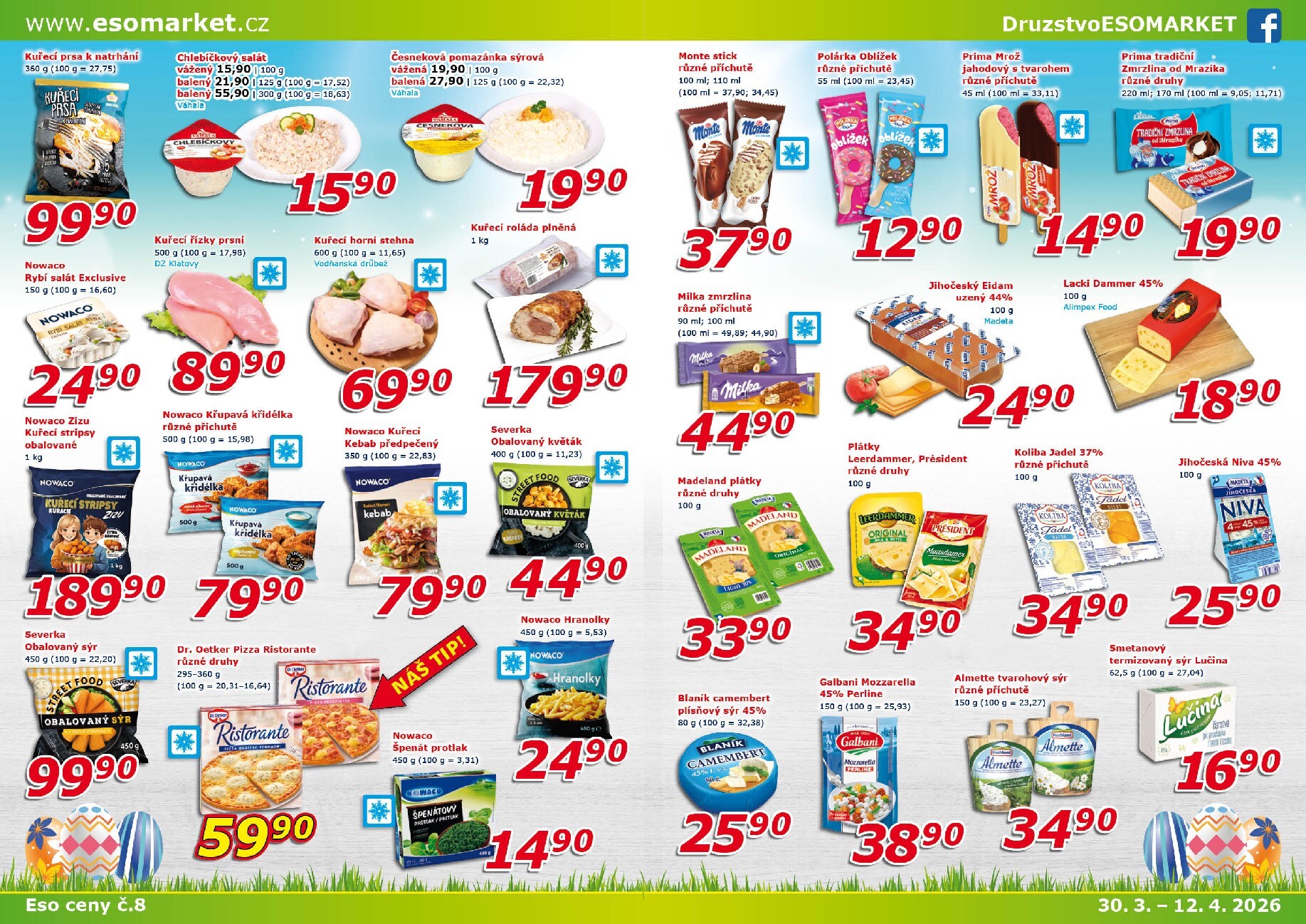 eso-market - ESO MARKET leták platný od pondělí 30.03.2026 do neděle 12.04.2026 - page: 3