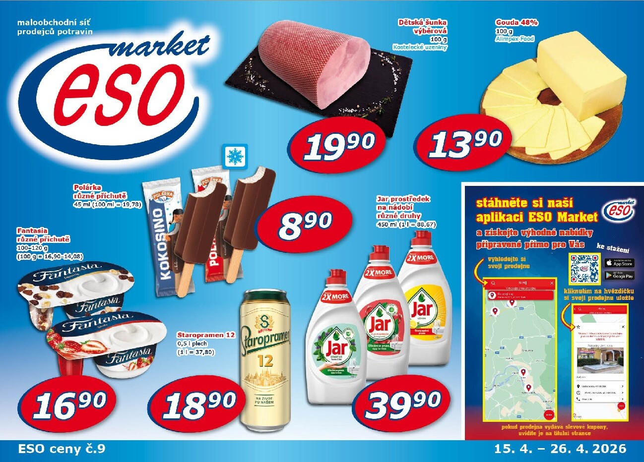 eso-market - Budoucí ESO MARKET leták platný od středy 15.04.2026 do neděle 26.04.2026 - page: 1