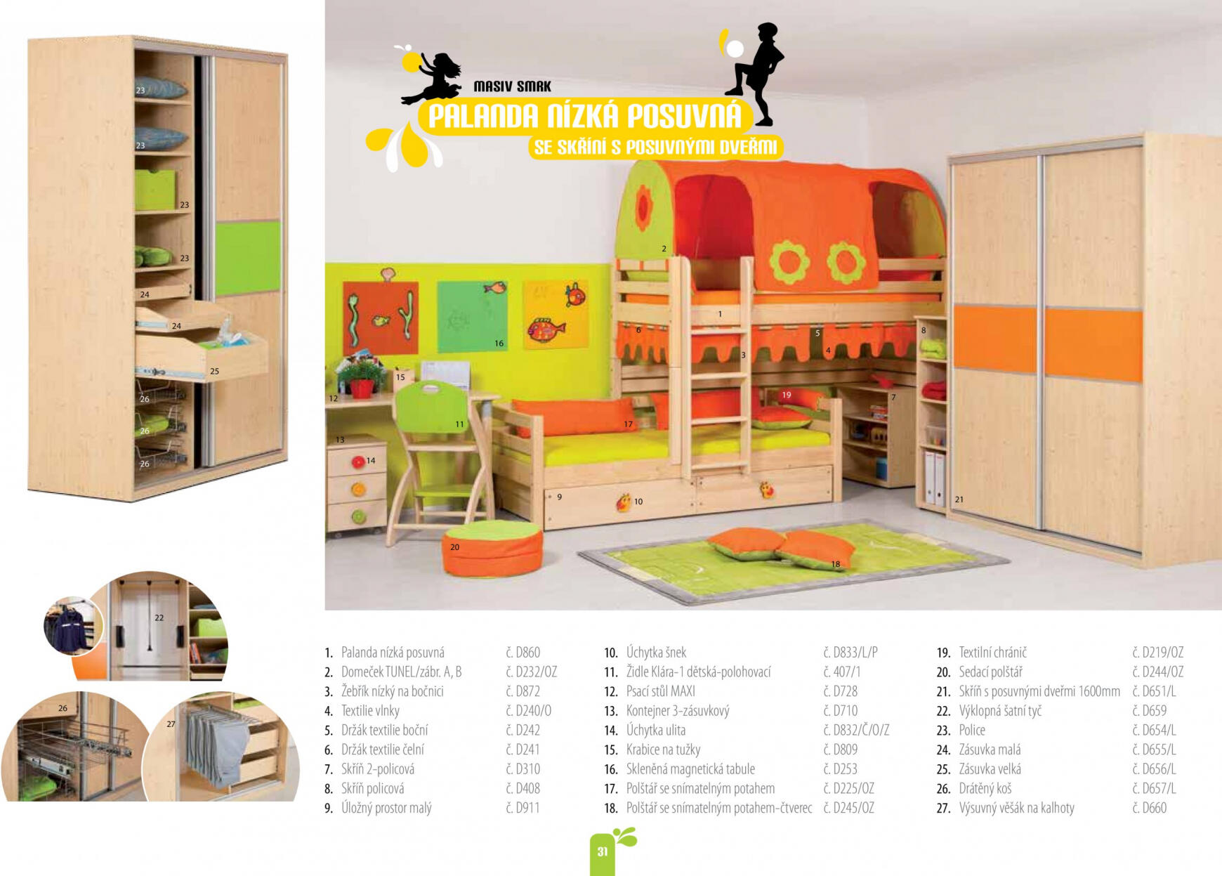 domestav - Domestav - Dětský nábytek platný od 01.01.2023 - page: 31